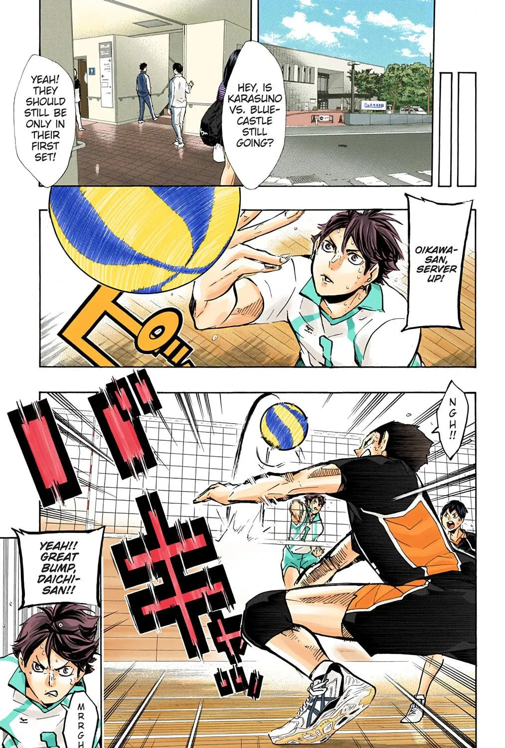 Read Haikyu!! (Official Colored) (Colored) chapter 131 image 4 on Lezhin