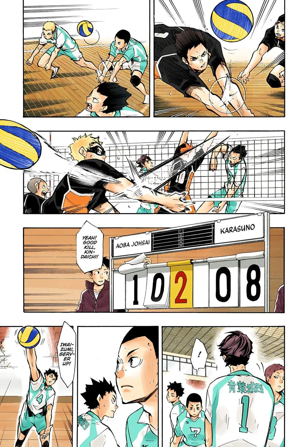 Read Haikyu!! (Official Colored) (Colored) chapter 133 image 16 on Lezhin