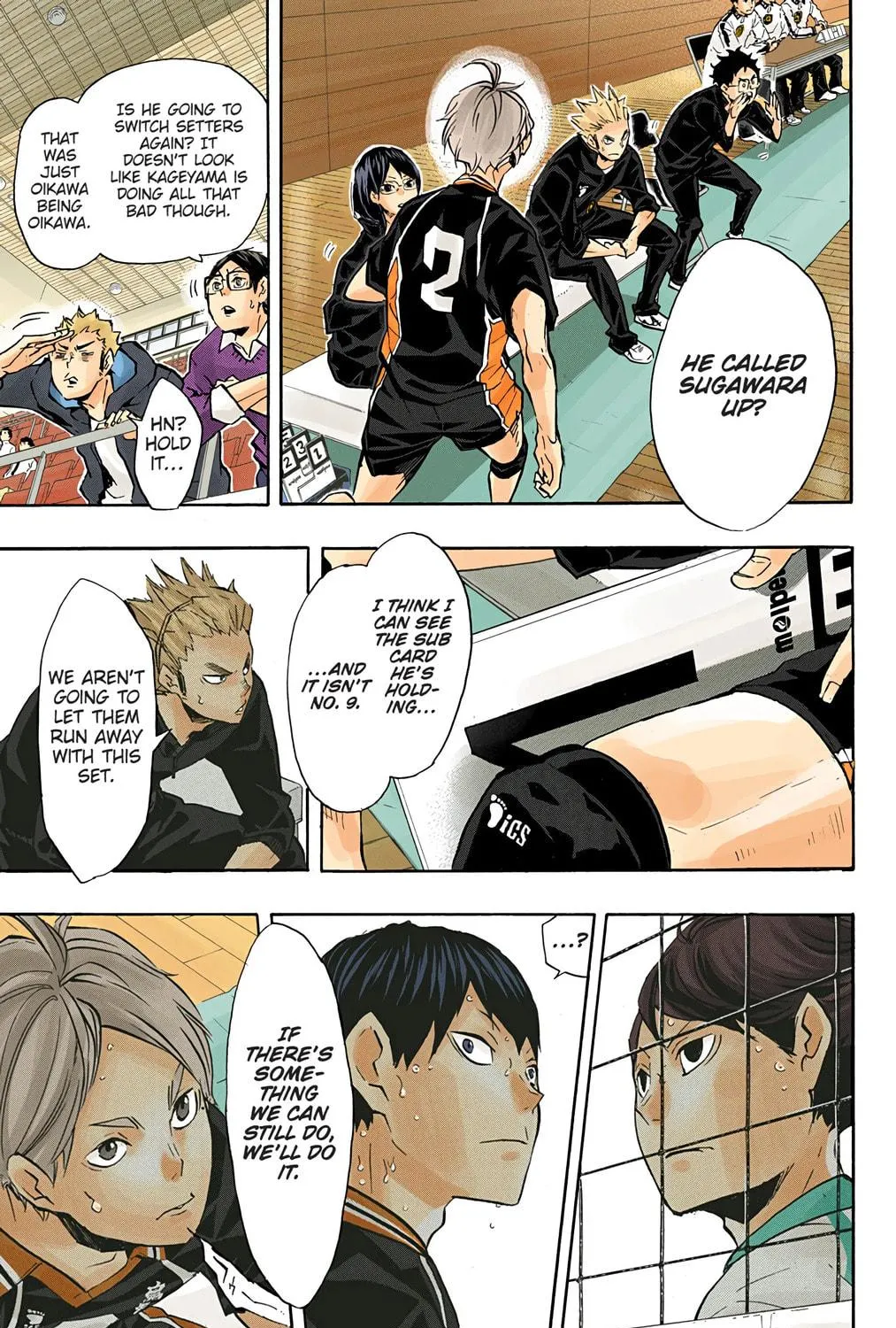 Read Haikyu!! (Official Colored) (Colored) chapter 133 image 34 on Lezhin