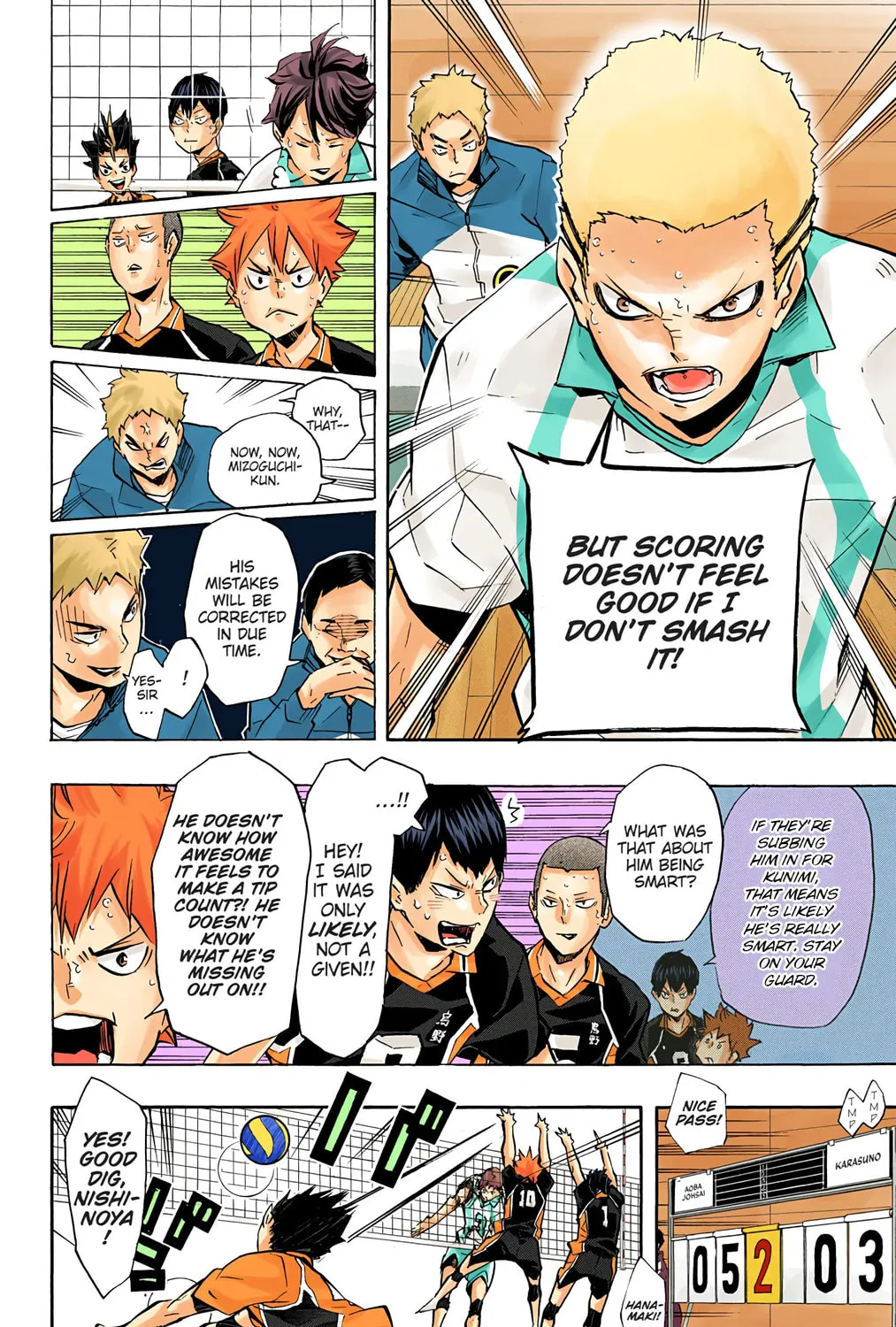 Read Haikyu!! (Official Colored) (Colored) chapter 133 image 6 on Lezhin