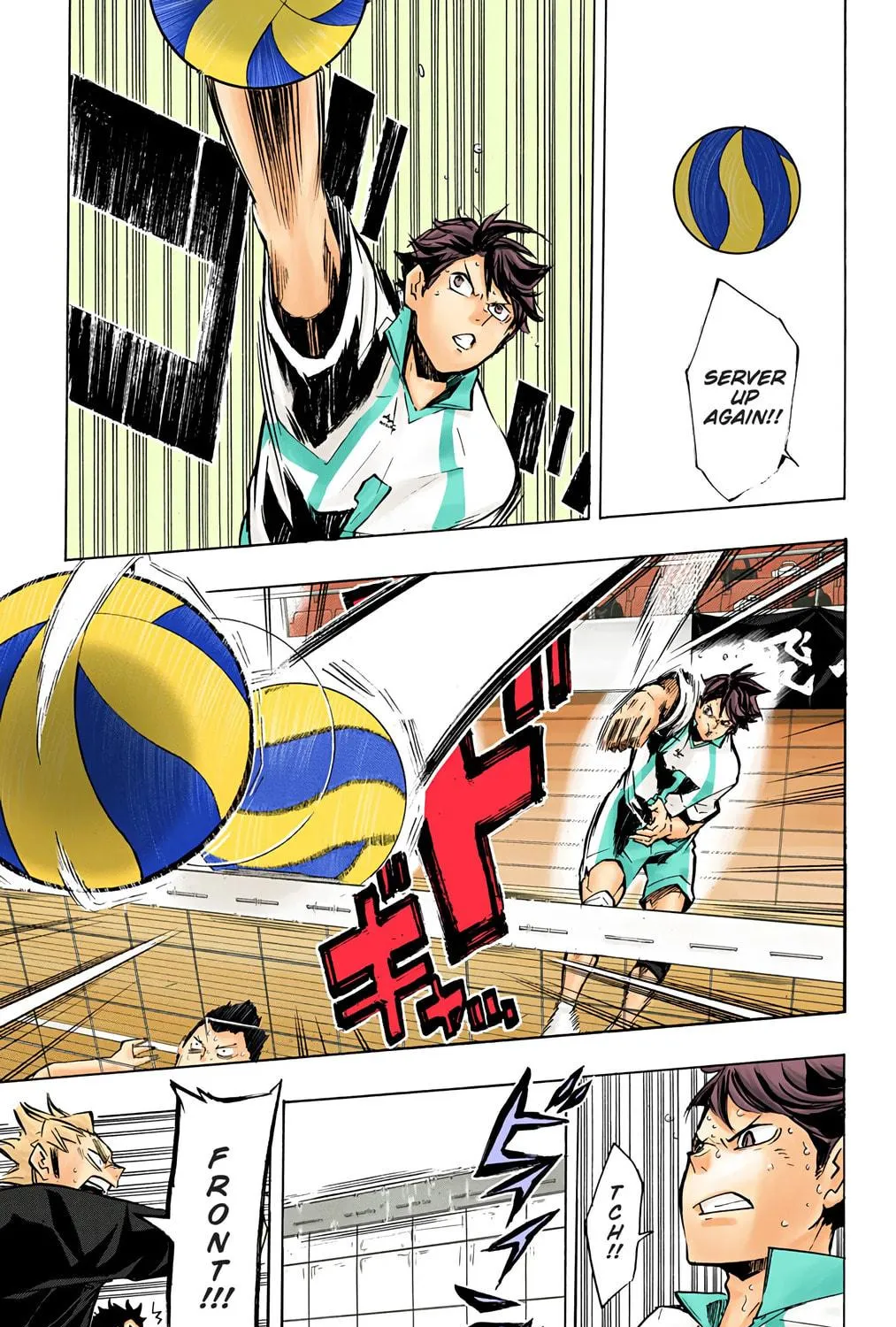 Read Haikyu!! (Official Colored) (Colored) chapter 134 image 10 on Lezhin