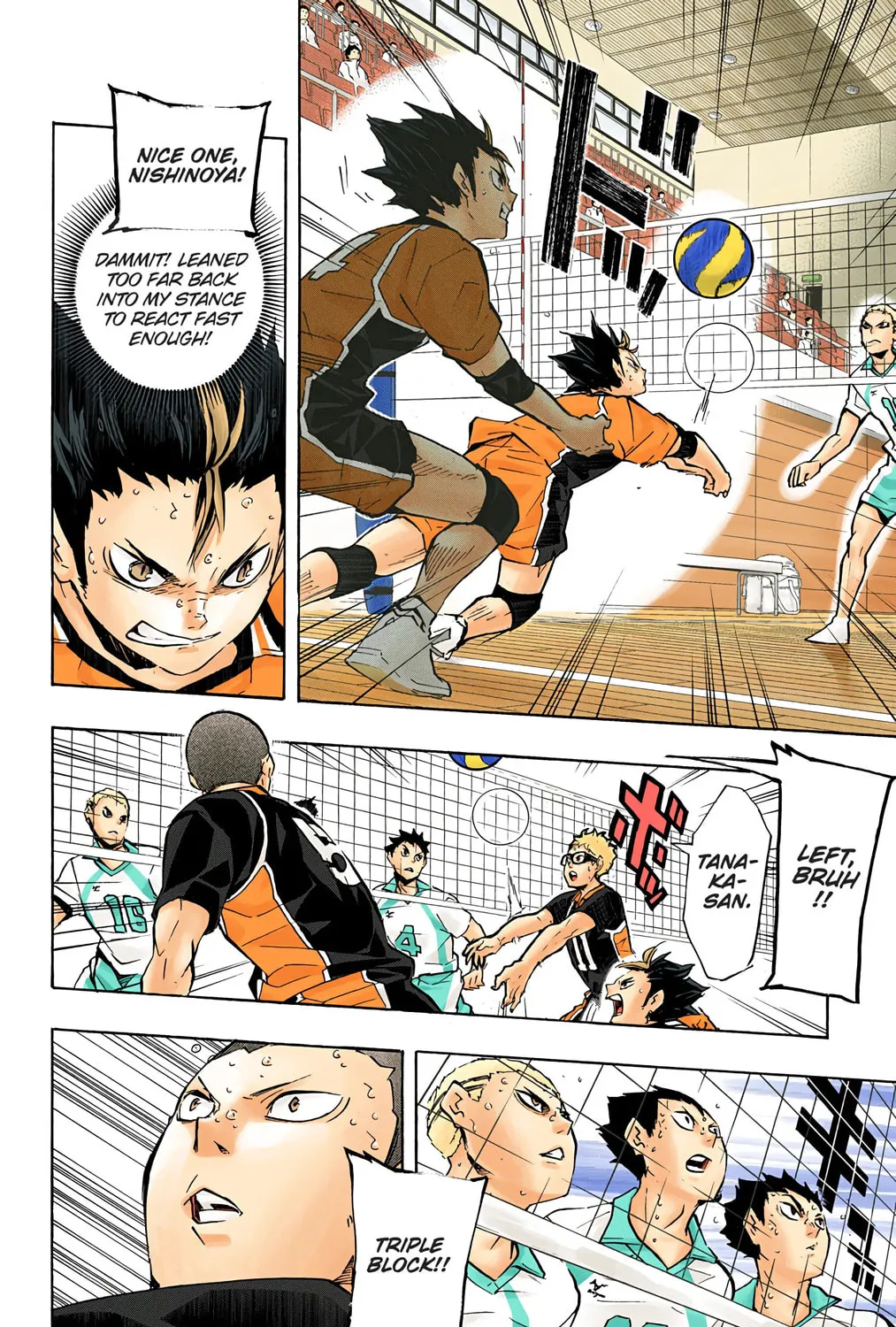 Read Haikyu!! (Official Colored) (Colored) chapter 134 image 12 on Lezhin