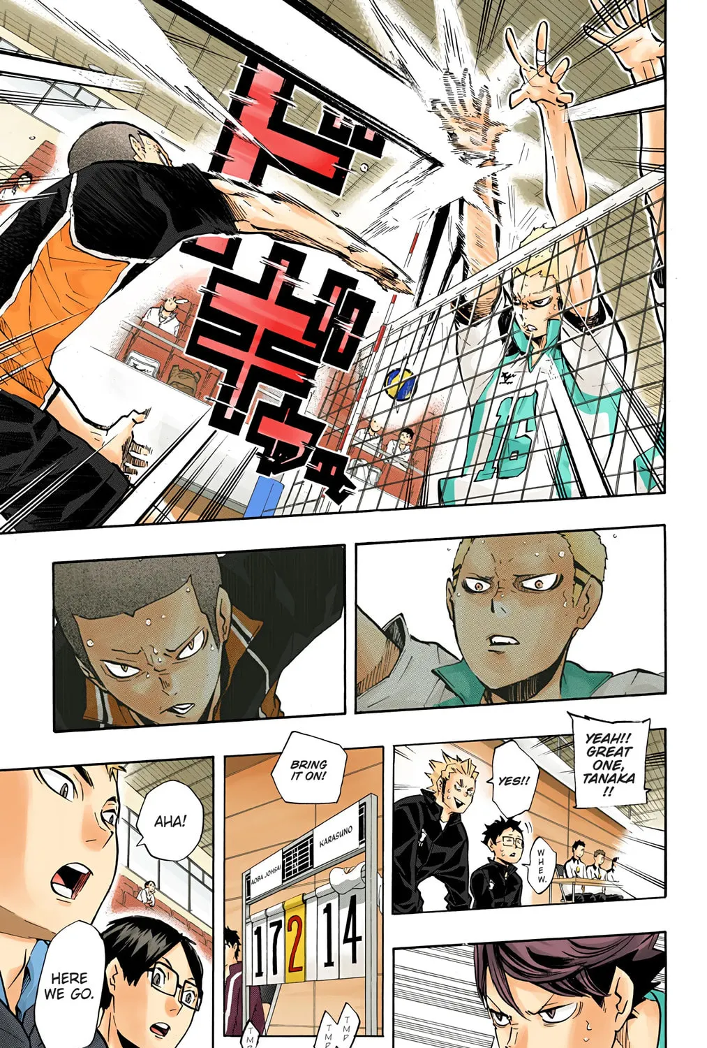 Read Haikyu!! (Official Colored) (Colored) chapter 134 image 14 on Lezhin