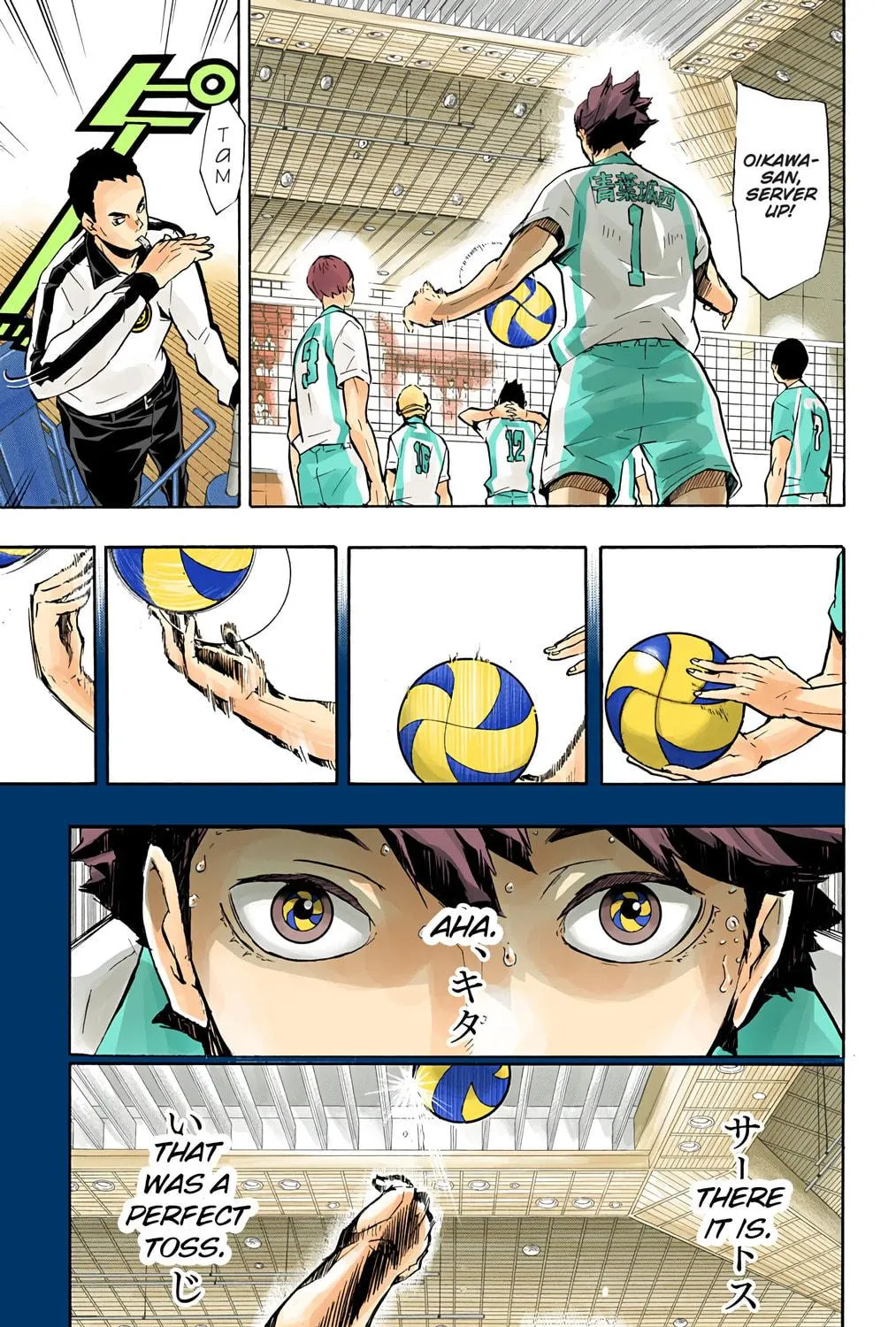 Read Haikyu!! (Official Colored) (Colored) chapter 134 image 4 on Lezhin