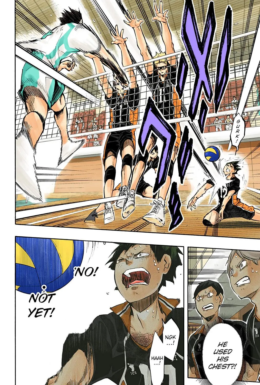 Read Haikyu!! (Official Colored) (Colored) chapter 137 image 16 on Lezhin