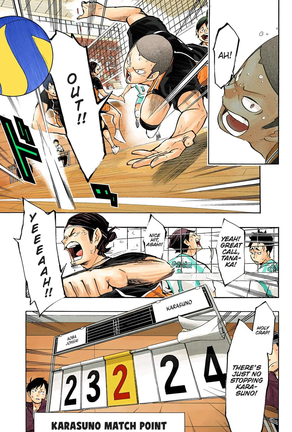 Read Haikyu!! (Official Colored) (Colored) chapter 138 image 12 on Lezhin