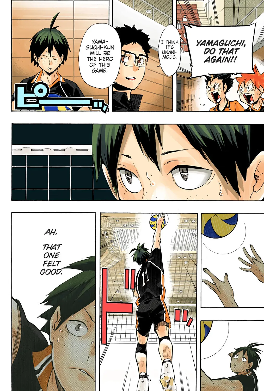 Read Haikyu!! (Official Colored) (Colored) chapter 138 image 14 on Lezhin