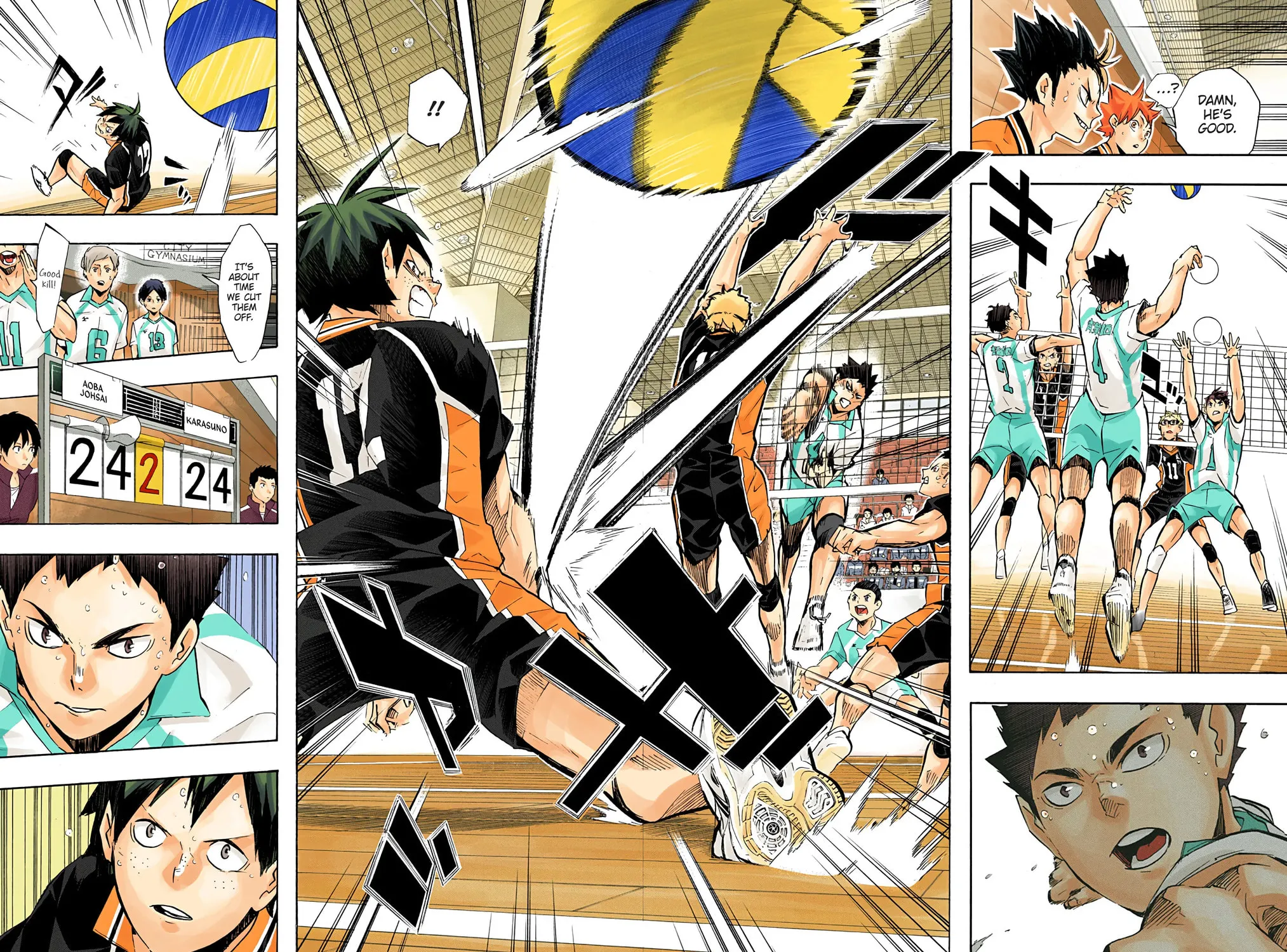 Read Haikyu!! (Official Colored) (Colored) chapter 138 image 18 on Lezhin