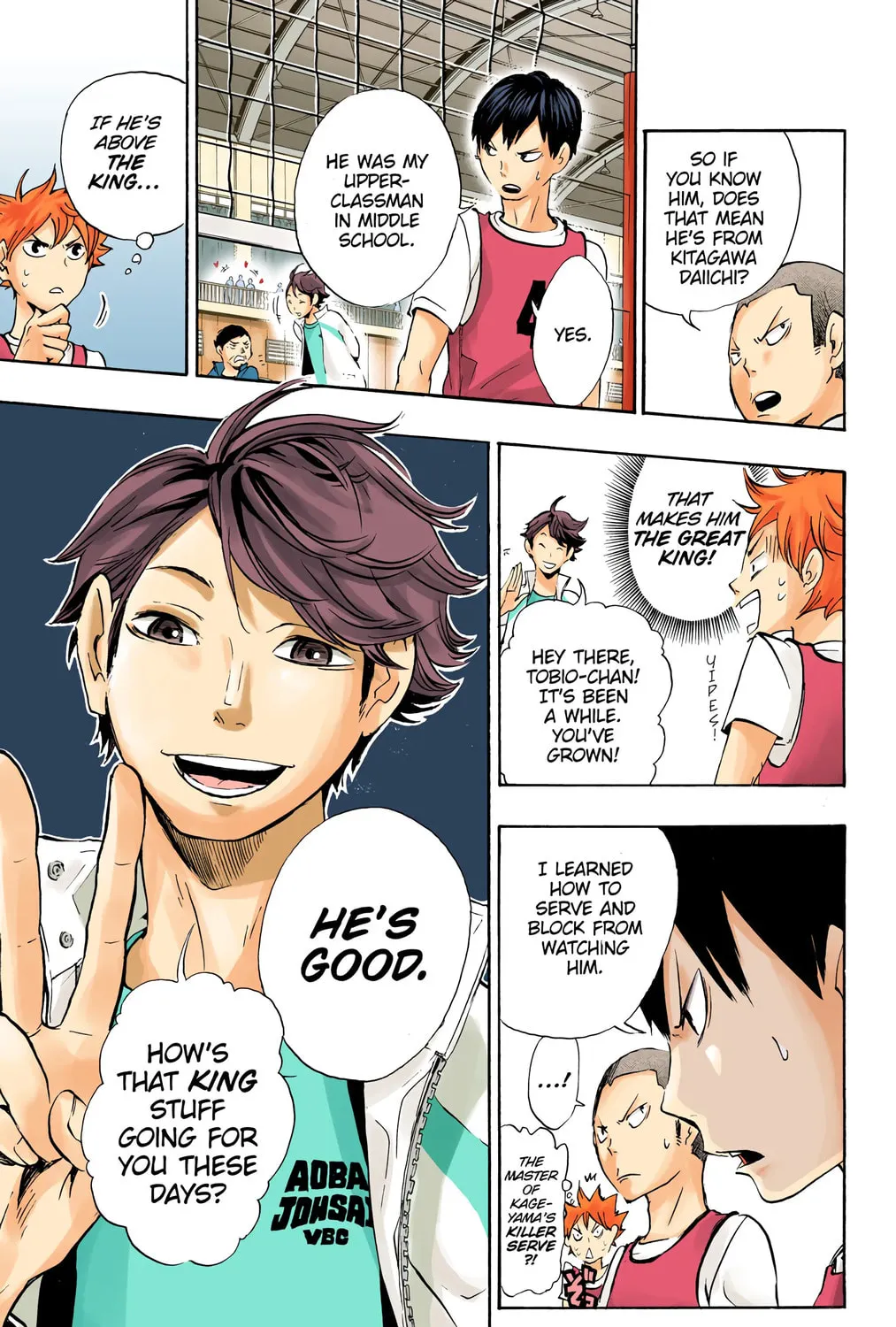Read Haikyu!! (Official Colored) (Colored) chapter 14 image 38 on Lezhin