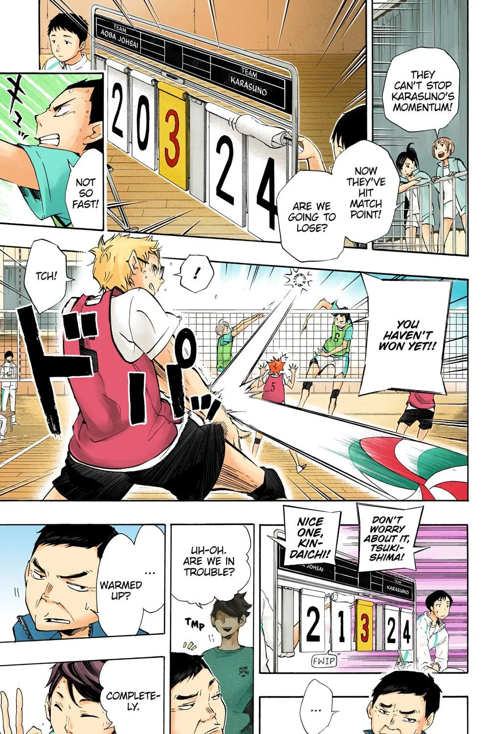 Read Haikyu!! (Official Colored) (Colored) chapter 14 image 46 on Lezhin