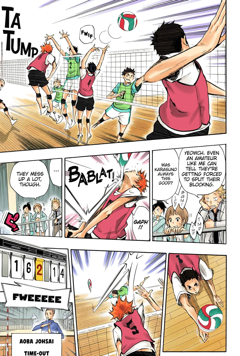 Read Haikyu!! (Official Colored) (Colored) chapter 14 image 8 on Lezhin