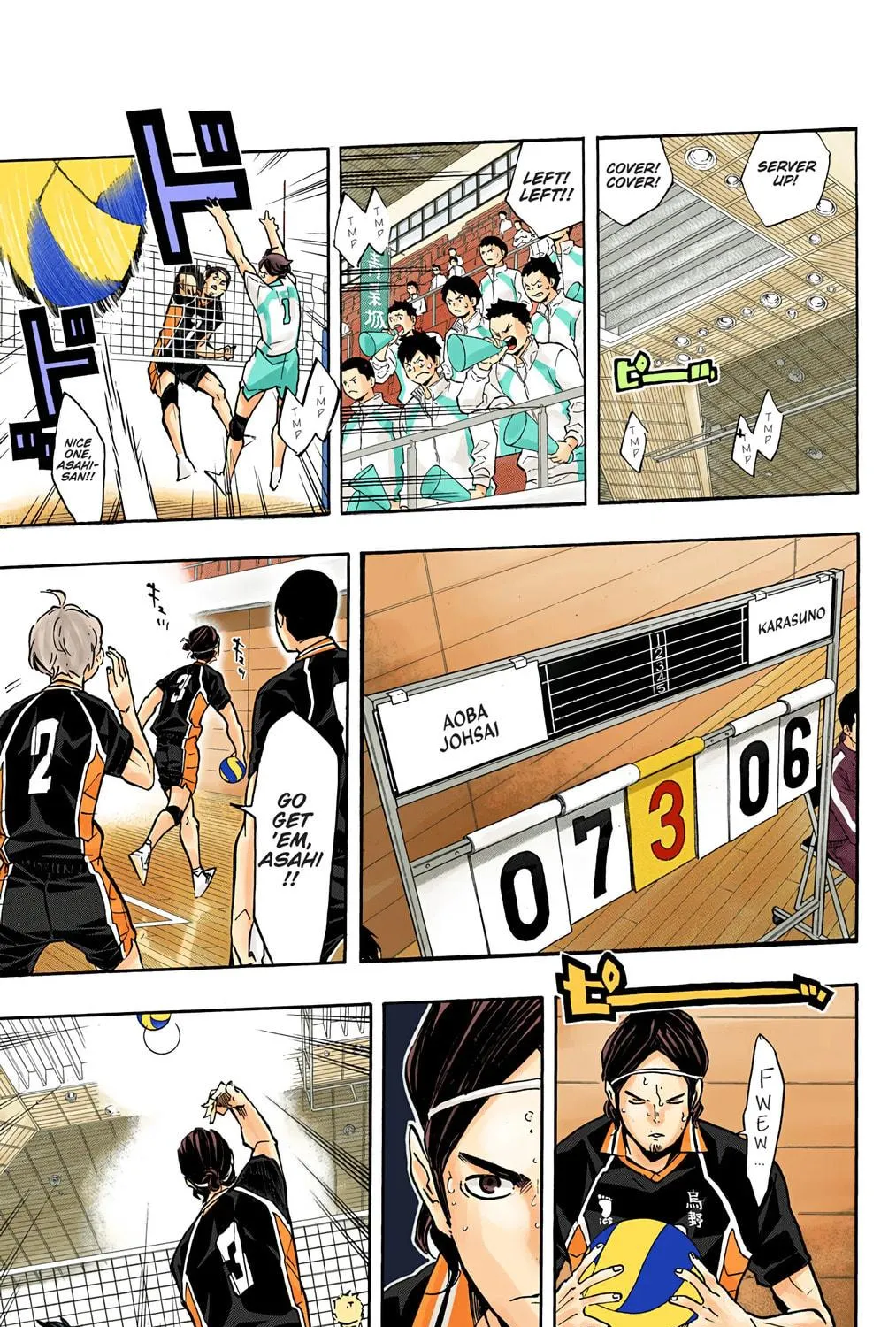 Read Haikyu!! (Official Colored) (Colored) chapter 140 image 16 on Lezhin