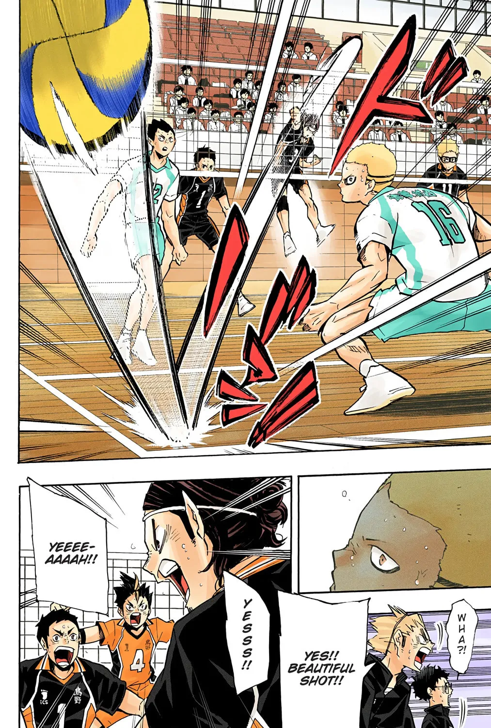 Read Haikyu!! (Official Colored) (Colored) chapter 140 image 18 on Lezhin