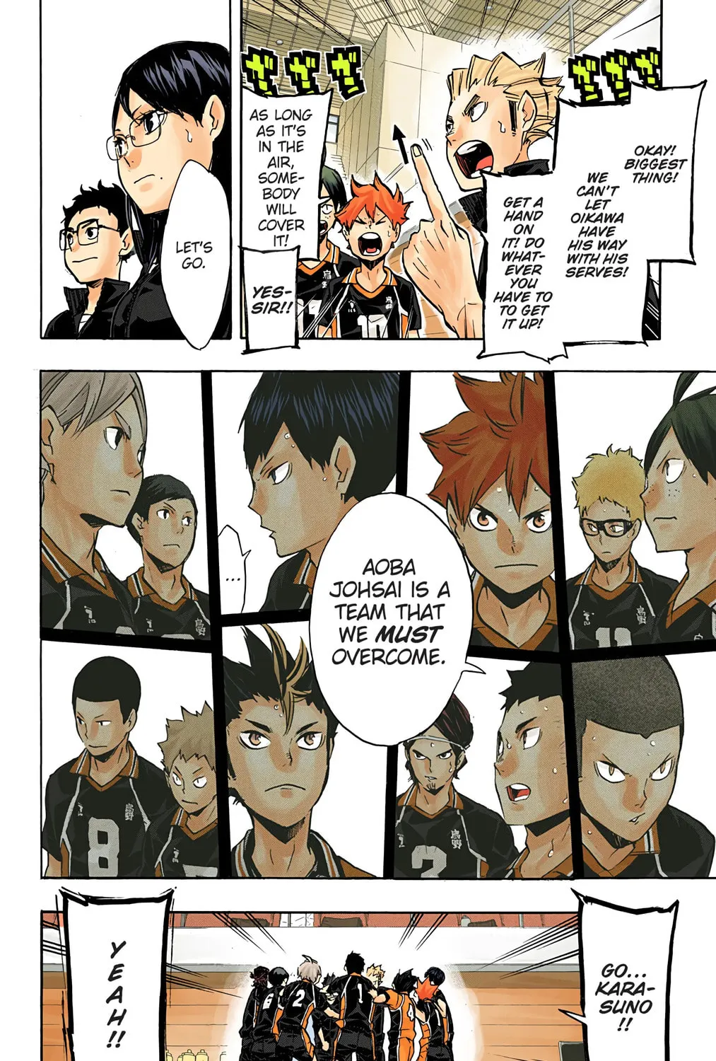 Read Haikyu!! (Official Colored) (Colored) chapter 140 image 2 on Lezhin