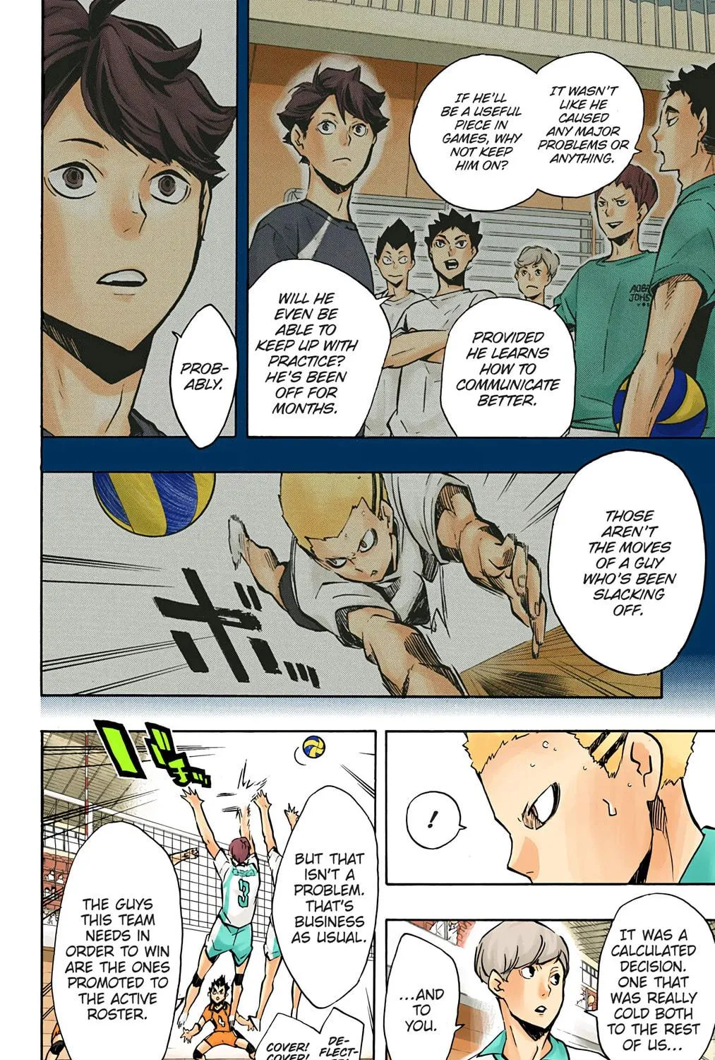 Read Haikyu!! (Official Colored) (Colored) chapter 141 image 10 on Lezhin