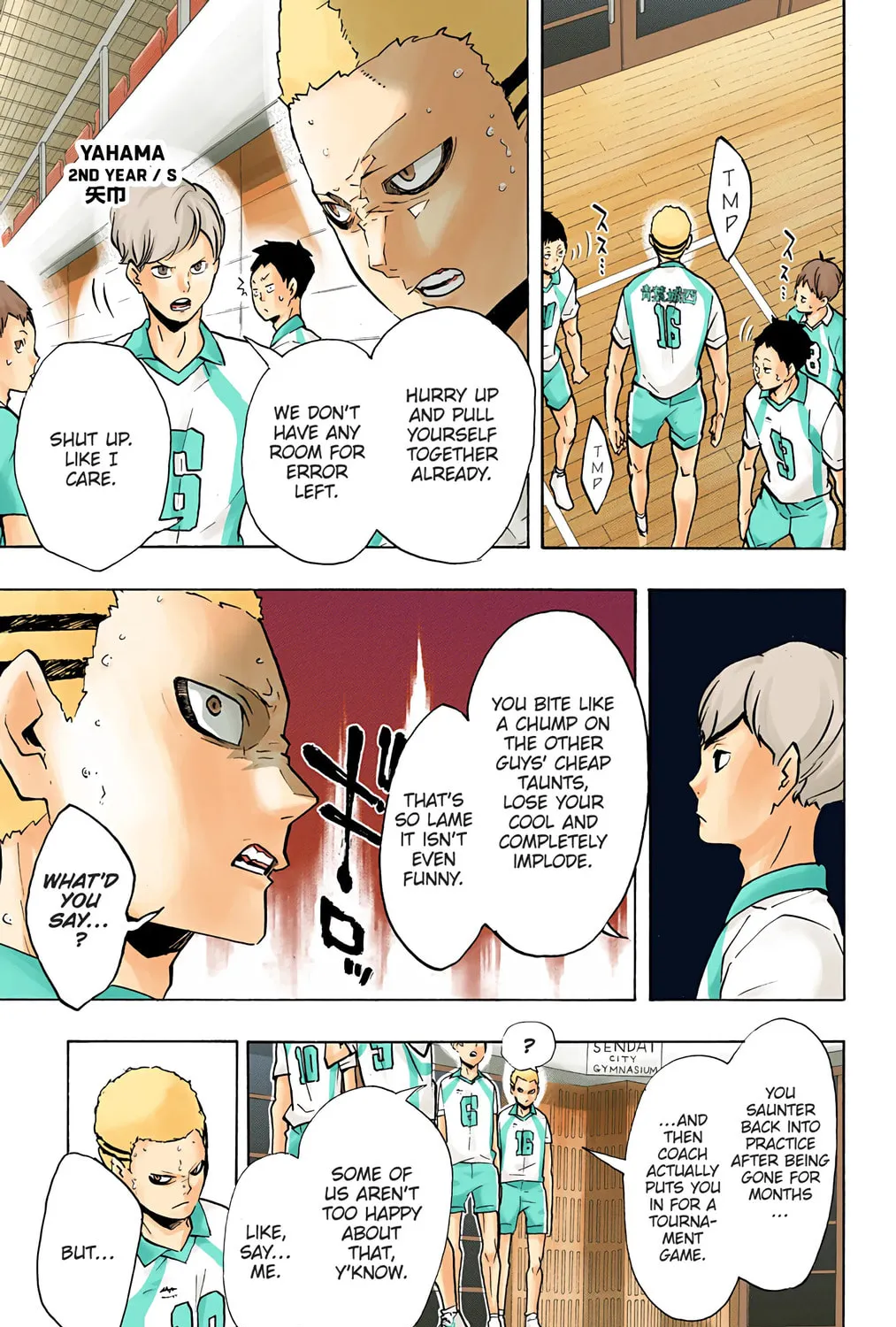 Read Haikyu!! (Official Colored) (Colored) chapter 141 image 8 on Lezhin