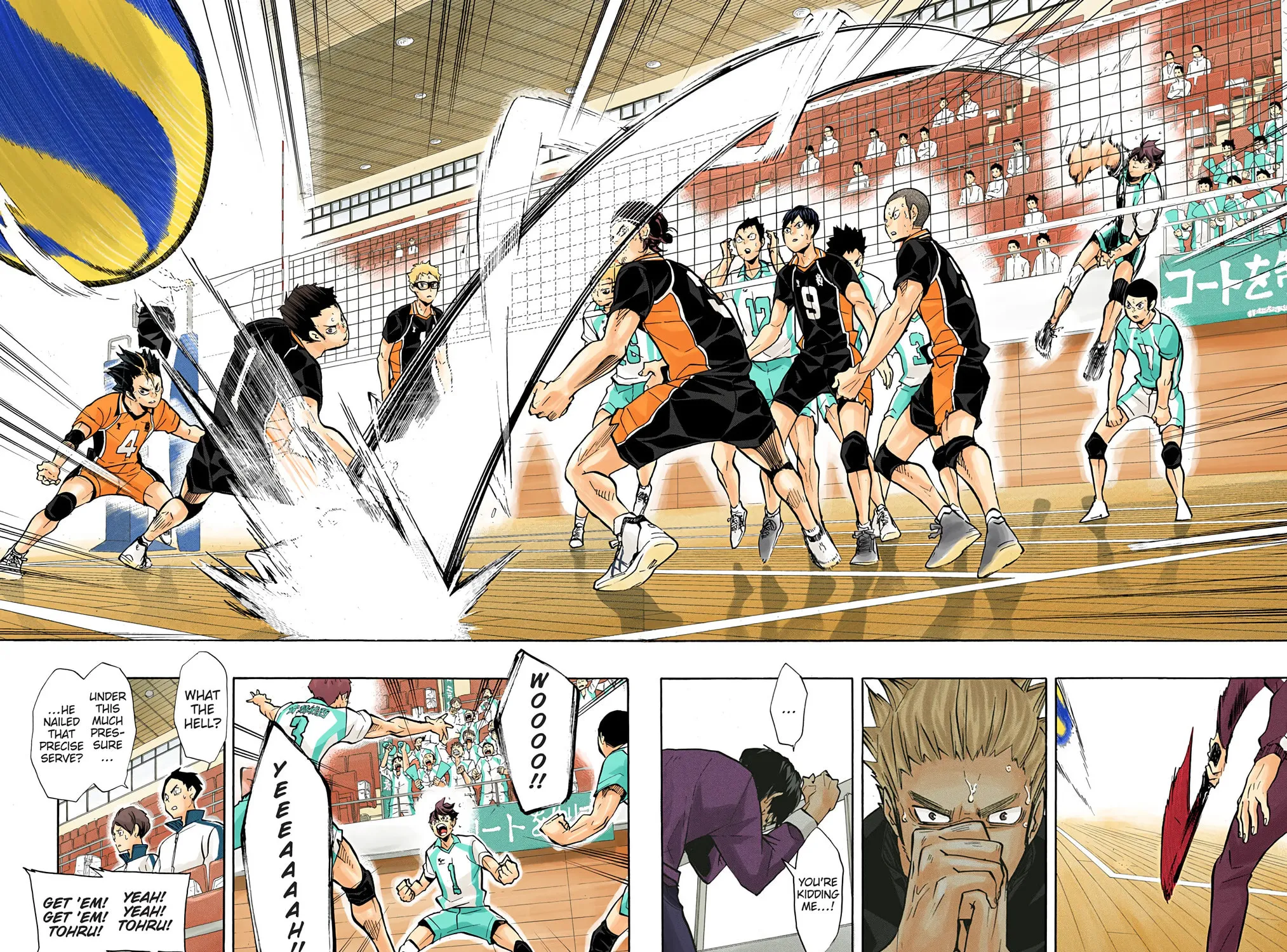 Read Haikyu!! (Official Colored) (Colored) chapter 144 image 14 on Lezhin