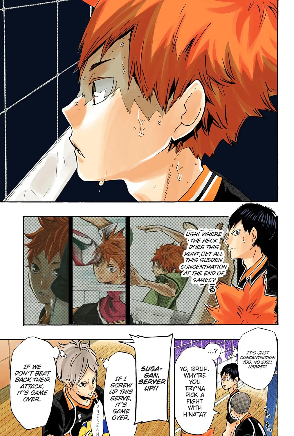 Read Haikyu!! (Official Colored) (Colored) chapter 145 image 14 on Lezhin