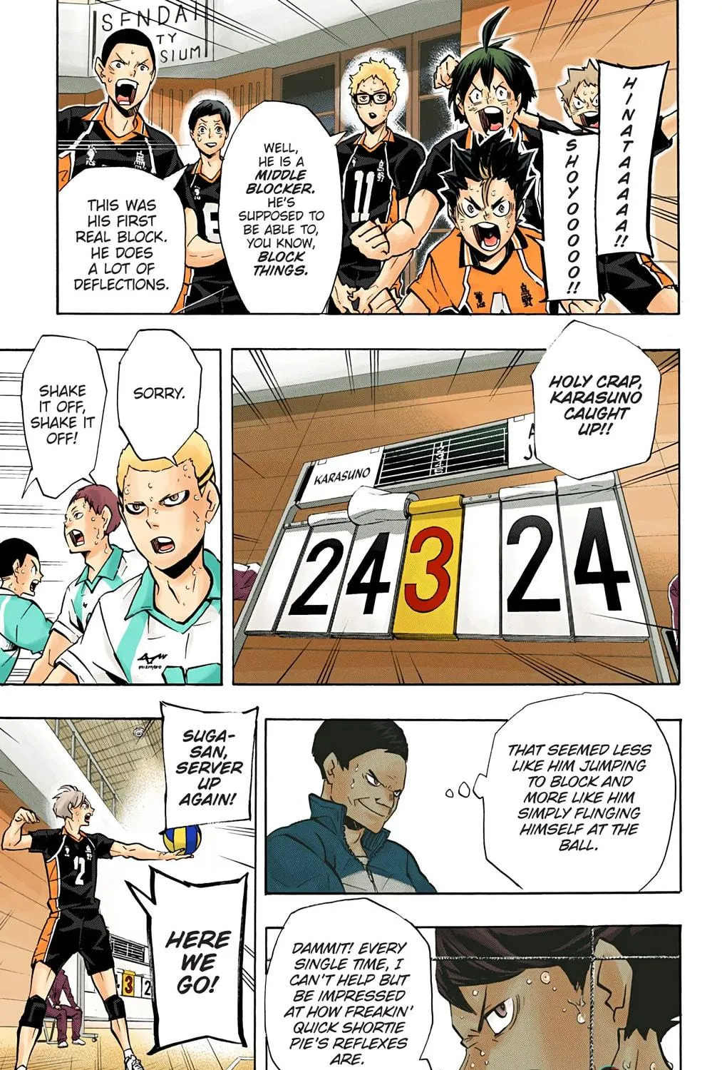 Read Haikyu!! (Official Colored) (Colored) chapter 145 image 28 on Lezhin