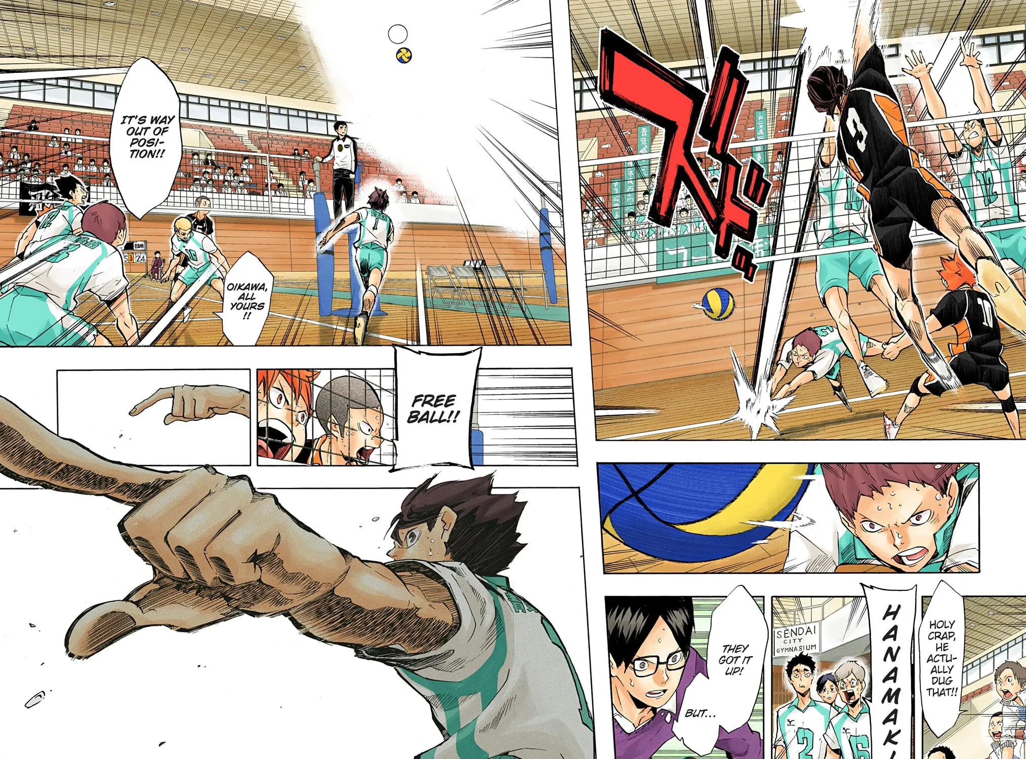 Read Haikyu!! (Official Colored) (Colored) chapter 146 image 18 on Lezhin