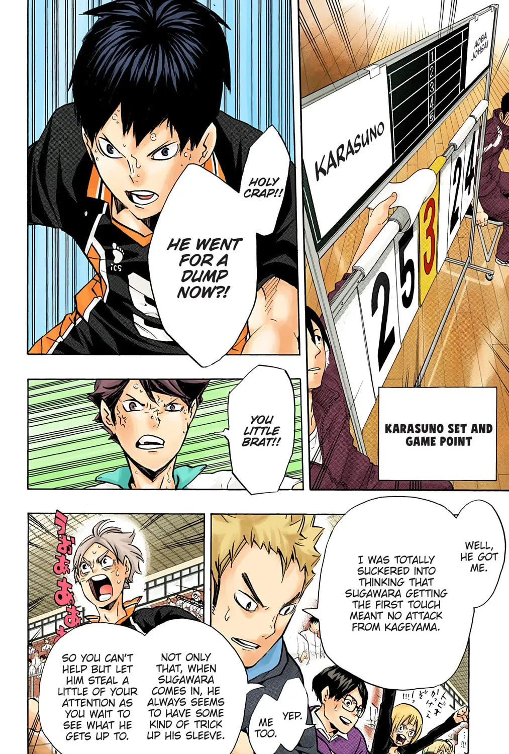 Read Haikyu!! (Official Colored) (Colored) chapter 146 image 2 on Lezhin