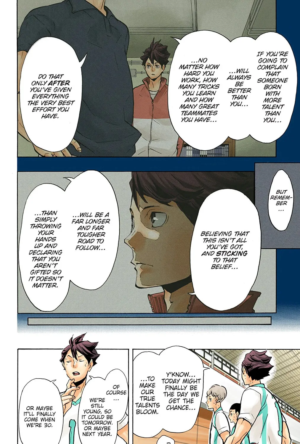 Read Haikyu!! (Official Colored) (Colored) chapter 146 image 6 on Lezhin