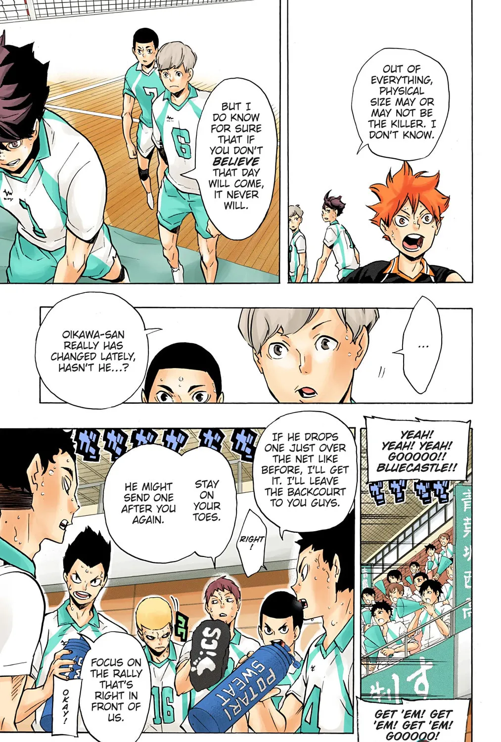 Read Haikyu!! (Official Colored) (Colored) chapter 146 image 8 on Lezhin