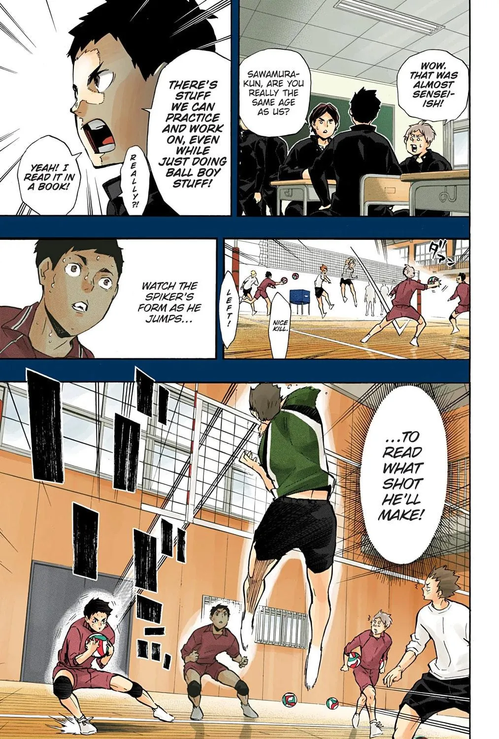 Read Haikyu!! (Official Colored) (Colored) chapter 149 image 16 on Lezhin