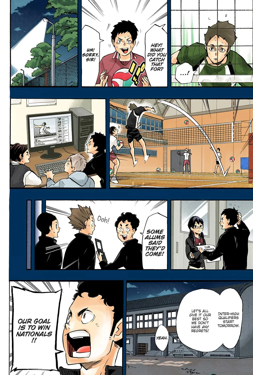 Read Haikyu!! (Official Colored) (Colored) chapter 149 image 18 on Lezhin