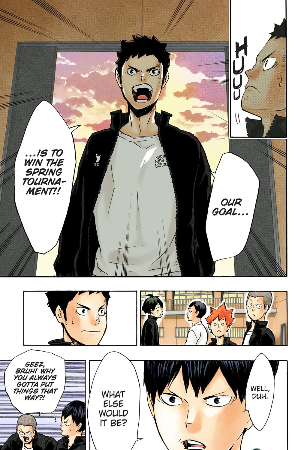 Read Haikyu!! (Official Colored) (Colored) chapter 149 image 32 on Lezhin