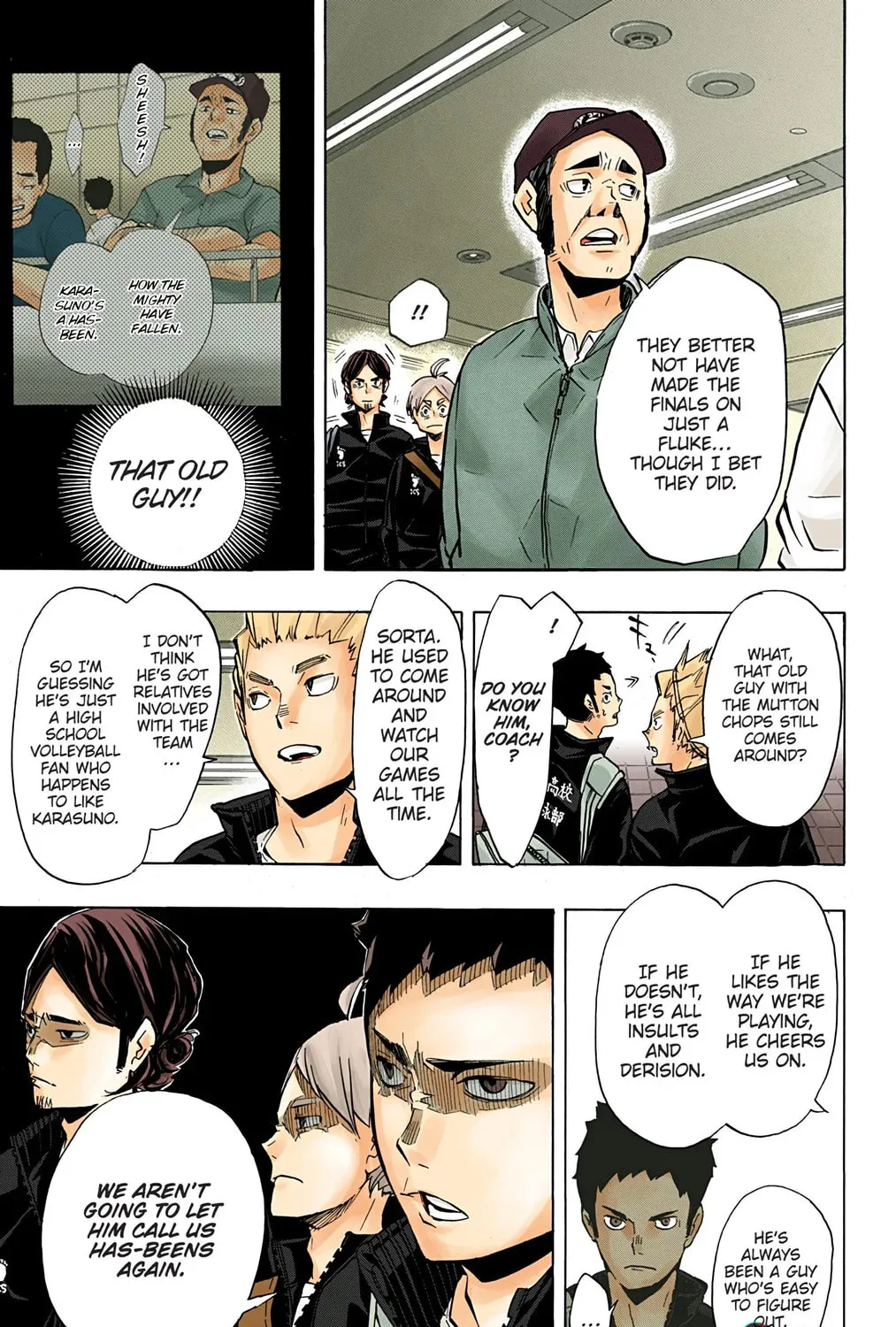 Read Haikyu!! (Official Colored) (Colored) chapter 150 image 14 on Lezhin