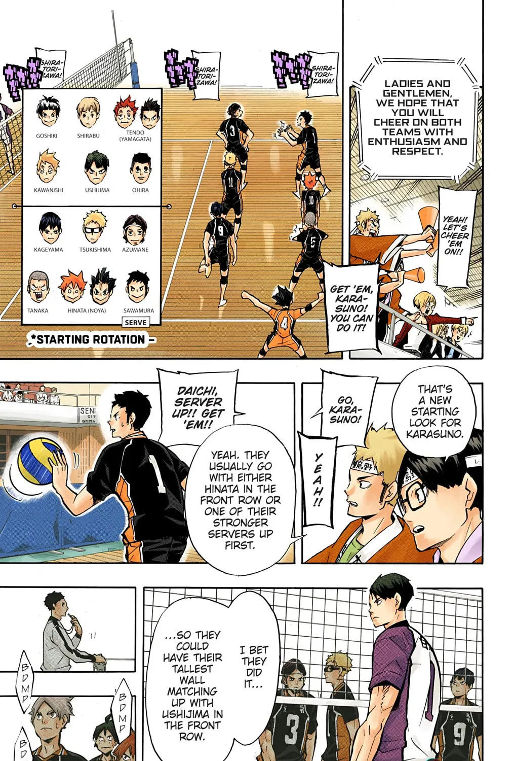 Read Haikyu!! (Official Colored) (Colored) chapter 151 image 14 on Lezhin
