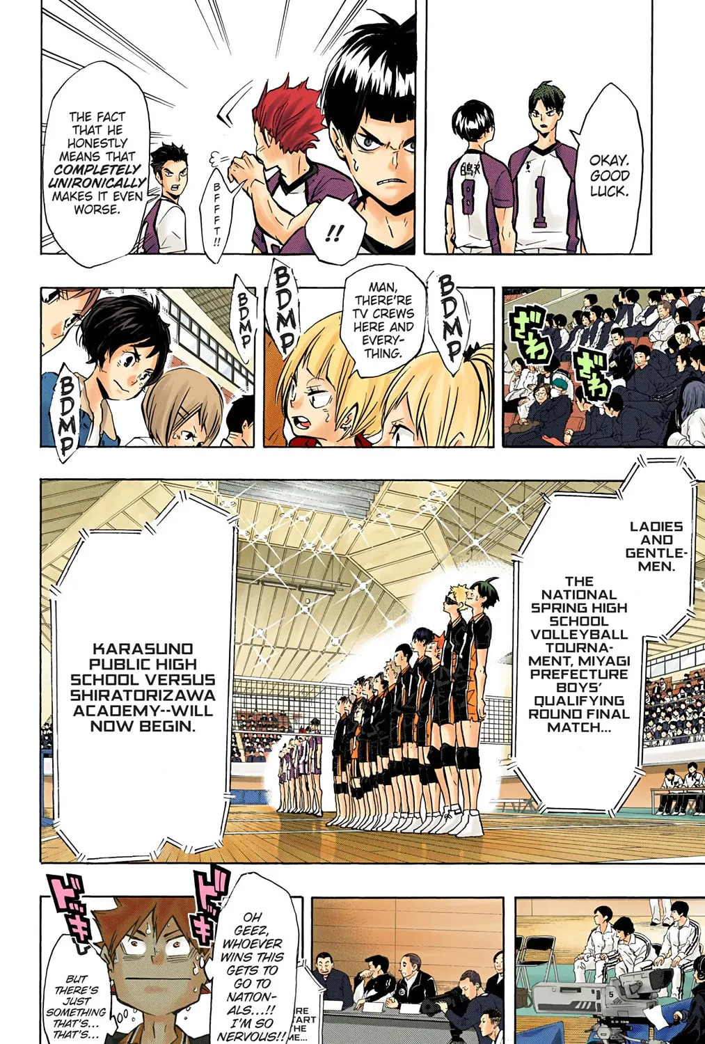 Read Haikyu!! (Official Colored) (Colored) chapter 151 image 6 on Lezhin