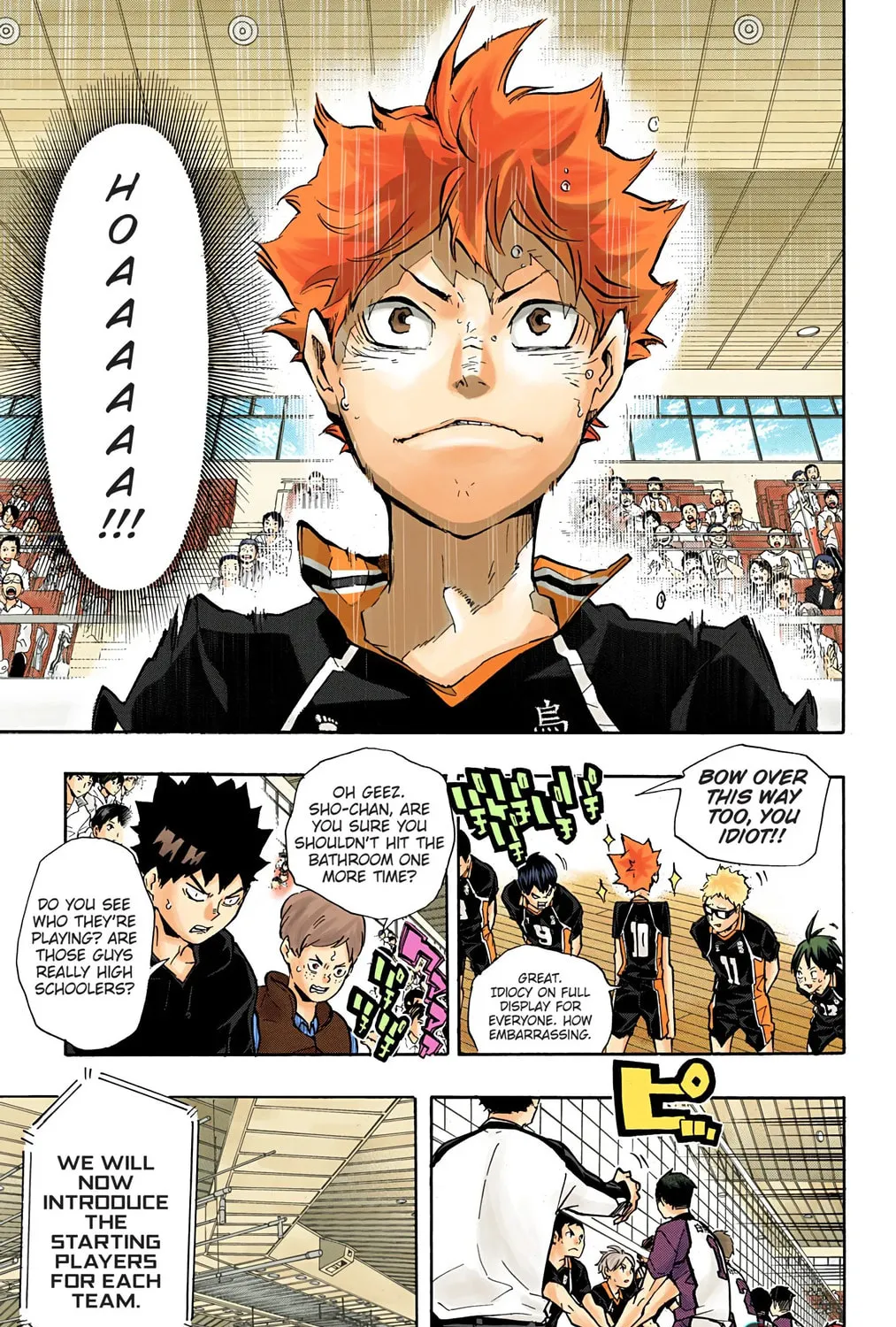 Read Haikyu!! (Official Colored) (Colored) chapter 151 image 8 on Lezhin