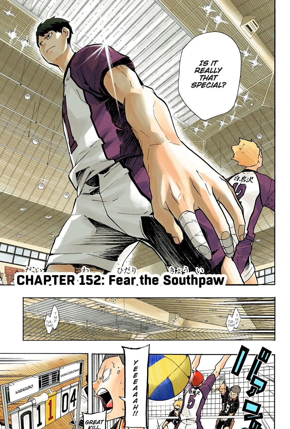 Read Haikyu!! (Official Colored) (Colored) chapter 152 image 8 on Lezhin