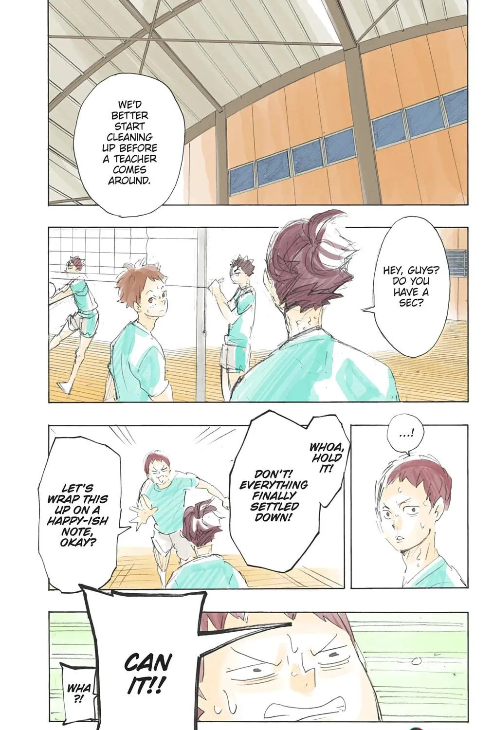 Read Haikyu!! (Official Colored) (Colored) chapter 153.5 image 10 on Lezhin