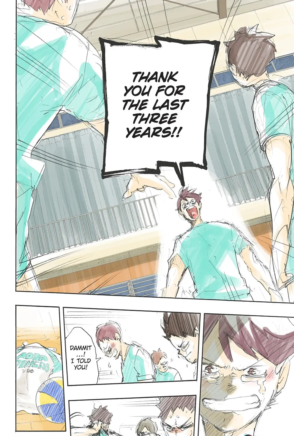 Read Haikyu!! (Official Colored) (Colored) chapter 153.5 image 12 on Lezhin