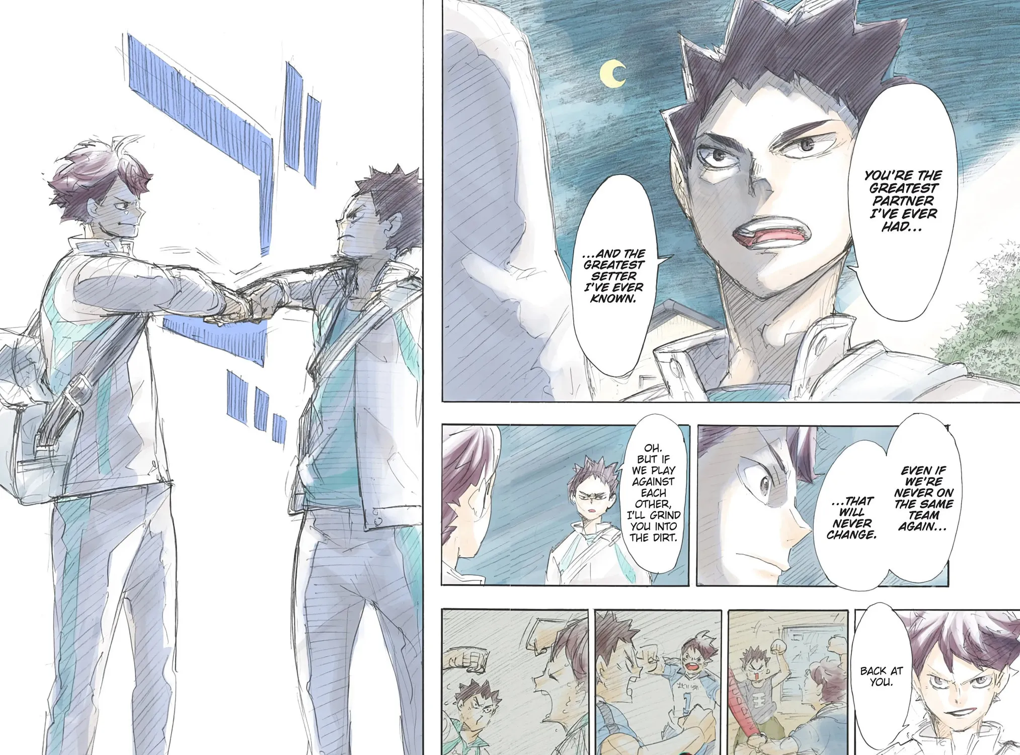 Read Haikyu!! (Official Colored) (Colored) chapter 153.5 image 16 on Lezhin