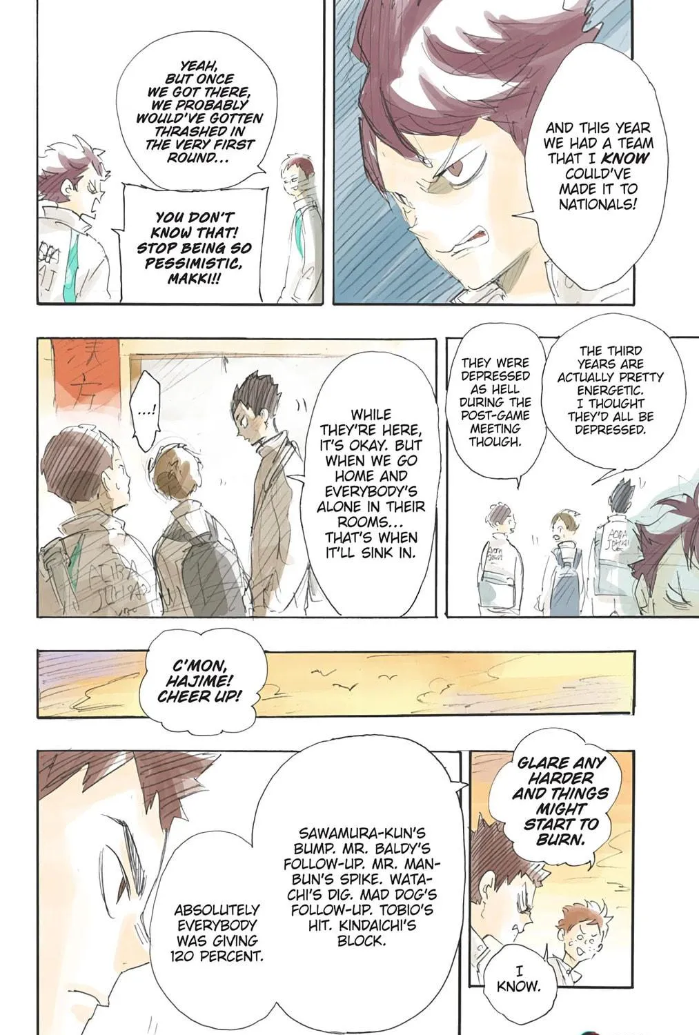 Read Haikyu!! (Official Colored) (Colored) chapter 153.5 image 4 on Lezhin