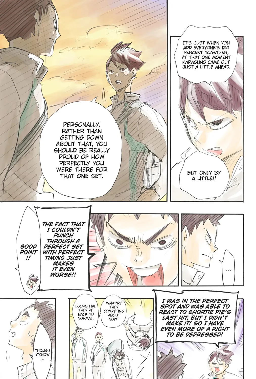 Read Haikyu!! (Official Colored) (Colored) chapter 153.5 image 6 on Lezhin
