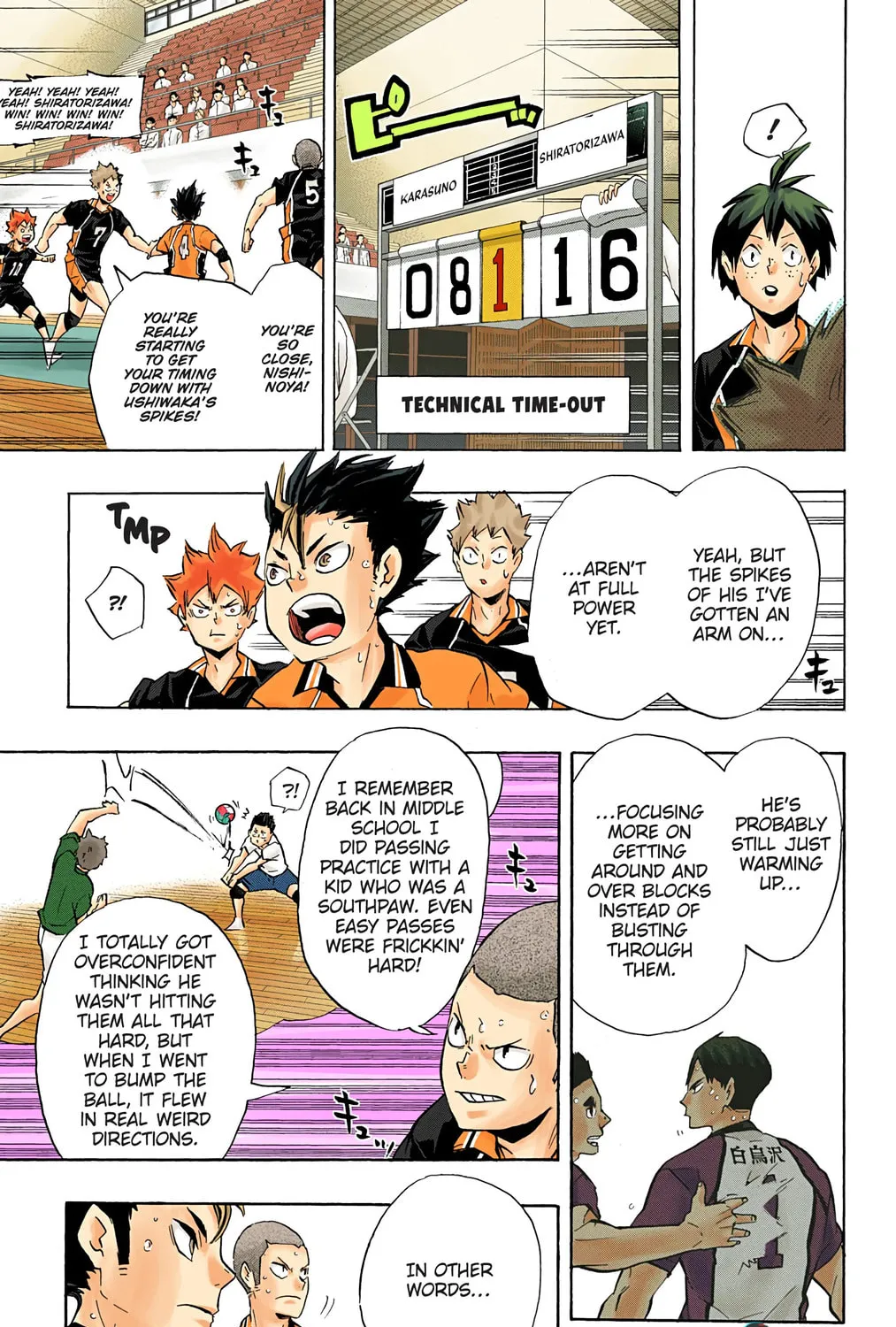 Read Haikyu!! (Official Colored) (Colored) chapter 153 image 12 on Lezhin