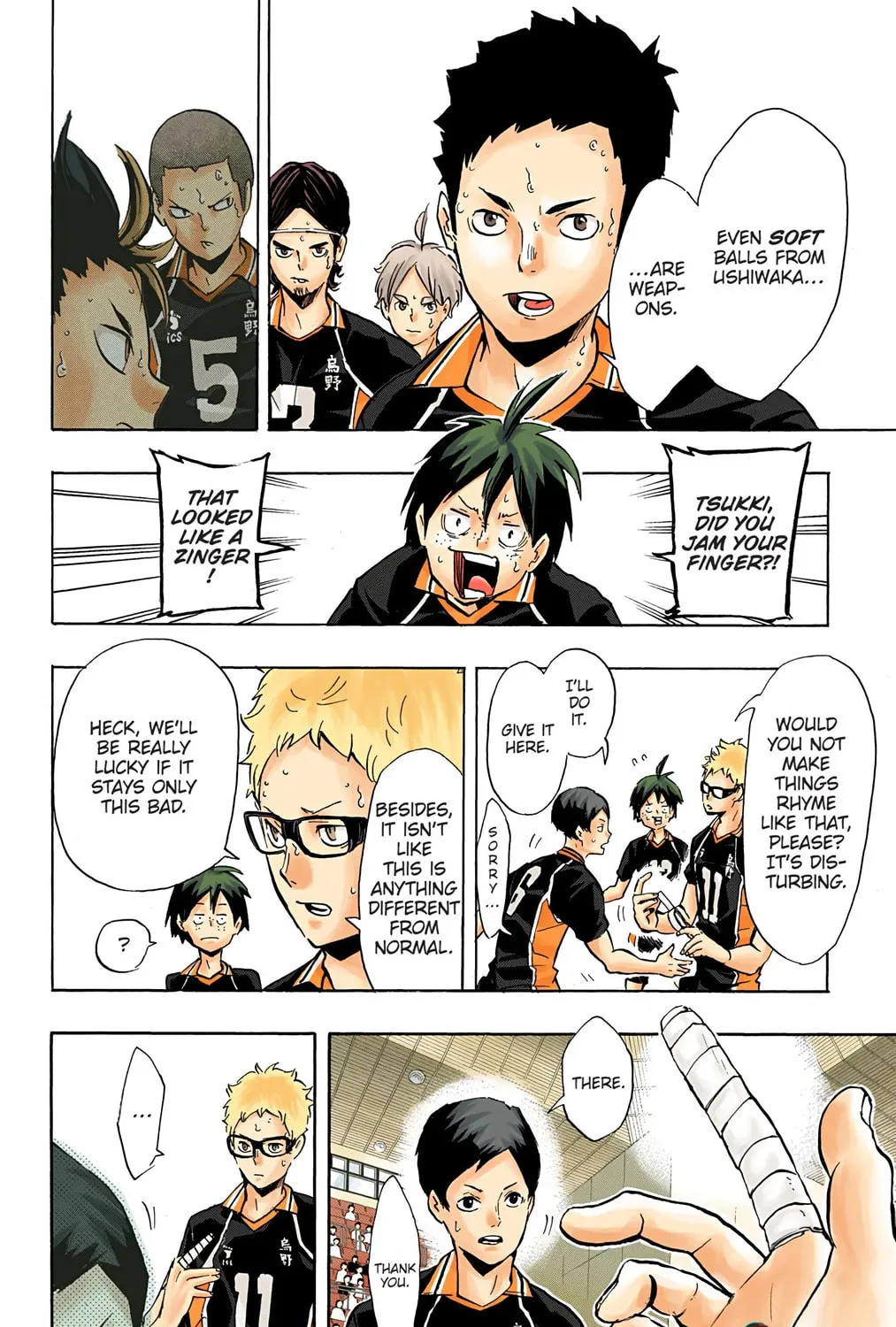 Read Haikyu!! (Official Colored) (Colored) chapter 153 image 14 on Lezhin