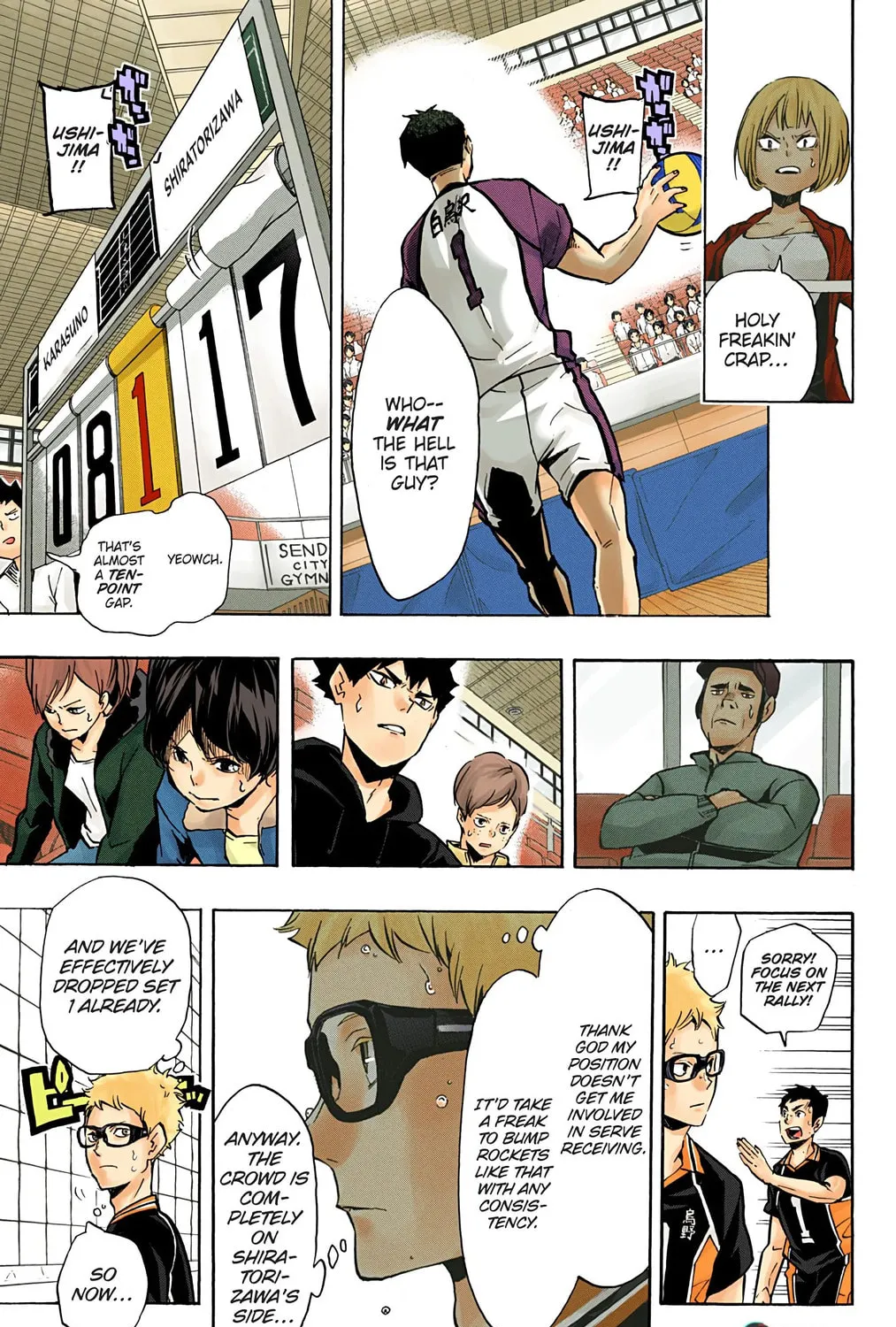 Read Haikyu!! (Official Colored) (Colored) chapter 153 image 24 on Lezhin