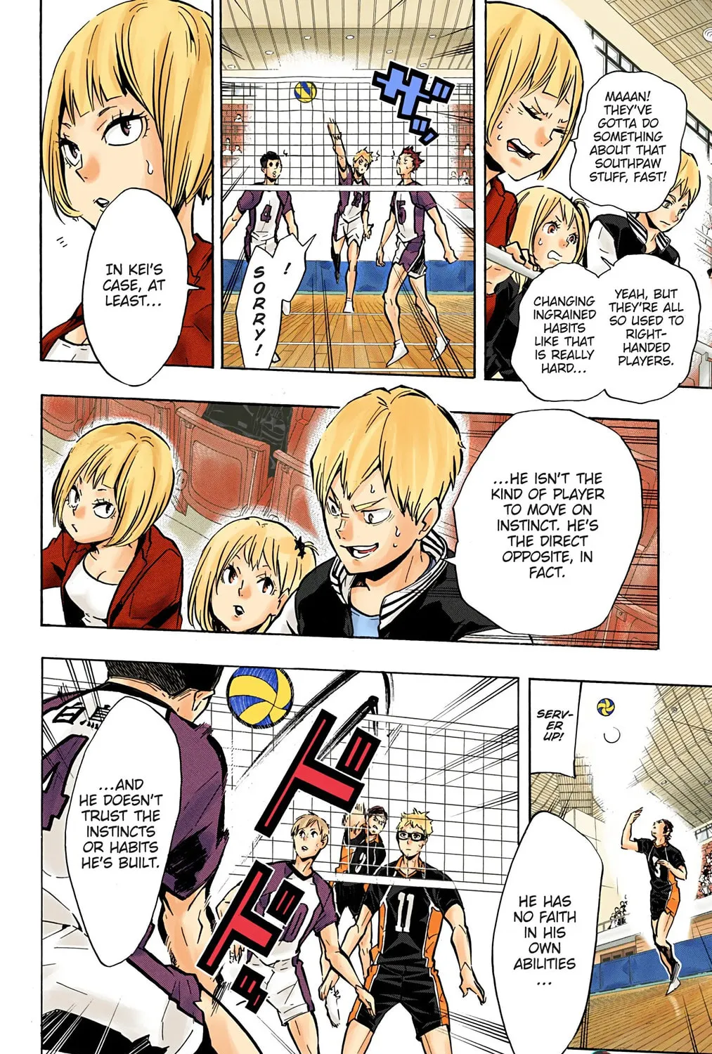 Read Haikyu!! (Official Colored) (Colored) chapter 153 image 6 on Lezhin