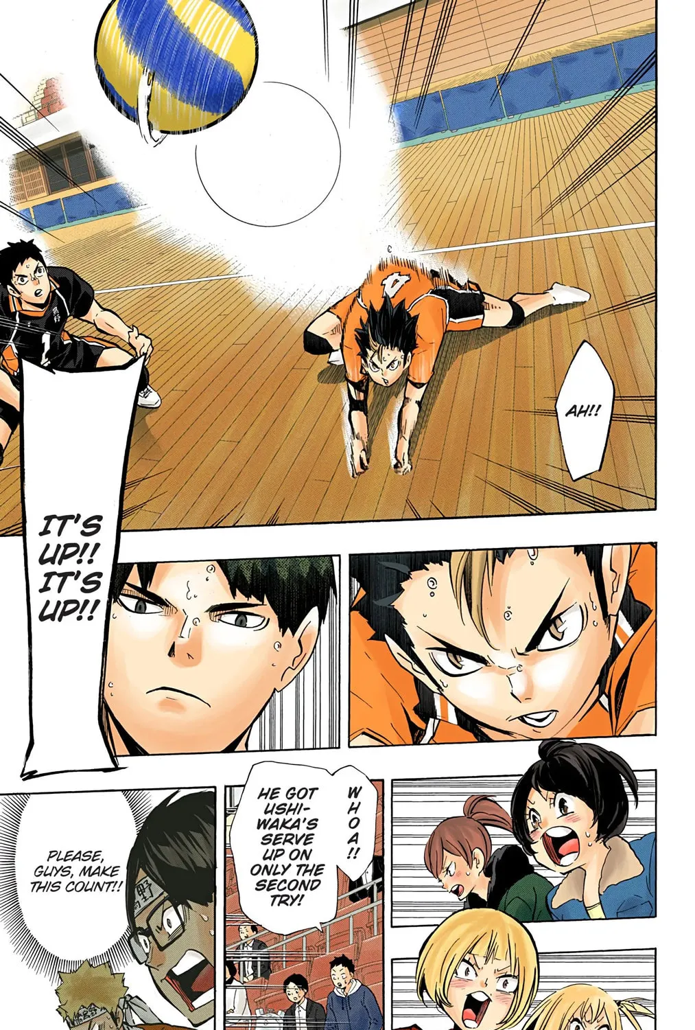 Read Haikyu!! (Official Colored) (Colored) chapter 154 image 14 on Lezhin