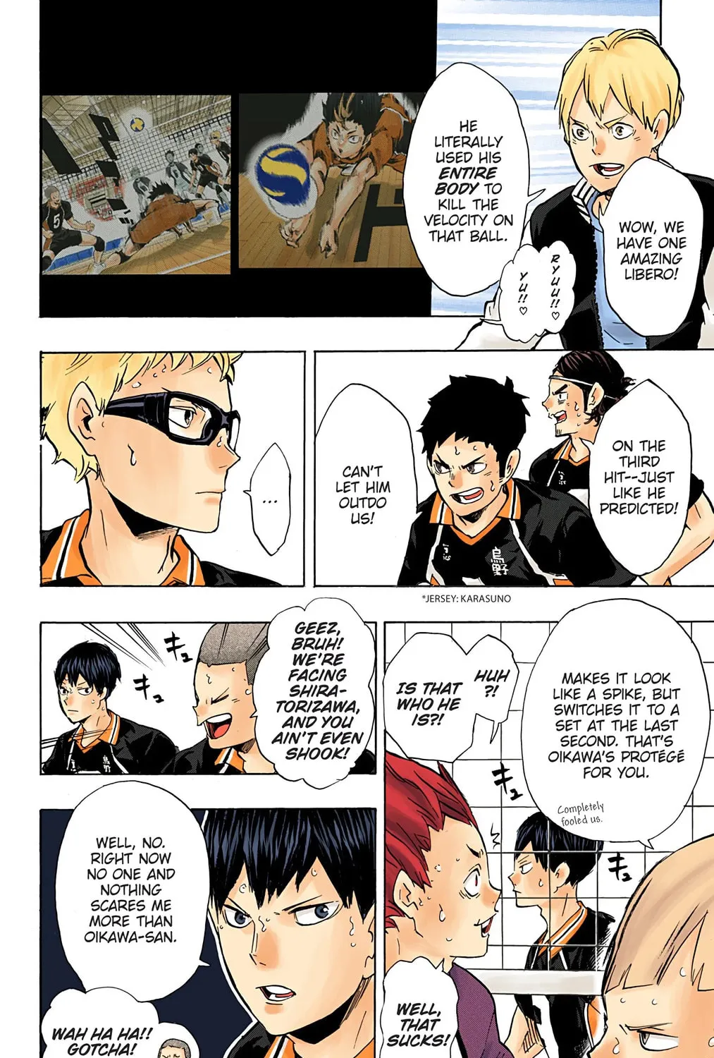 Read Haikyu!! (Official Colored) (Colored) chapter 154 image 20 on Lezhin