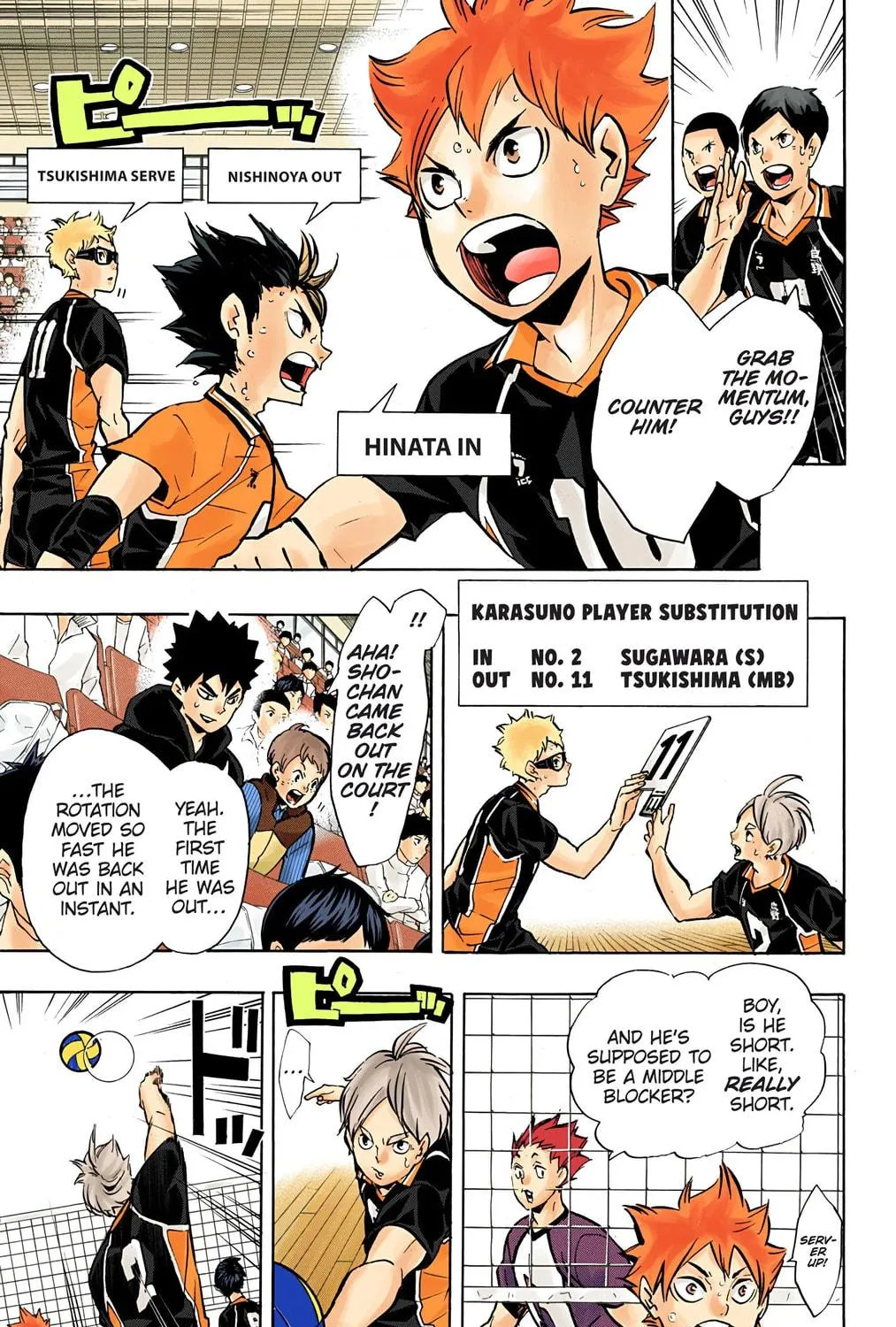 Read Haikyu!! (Official Colored) (Colored) chapter 154 image 22 on Lezhin