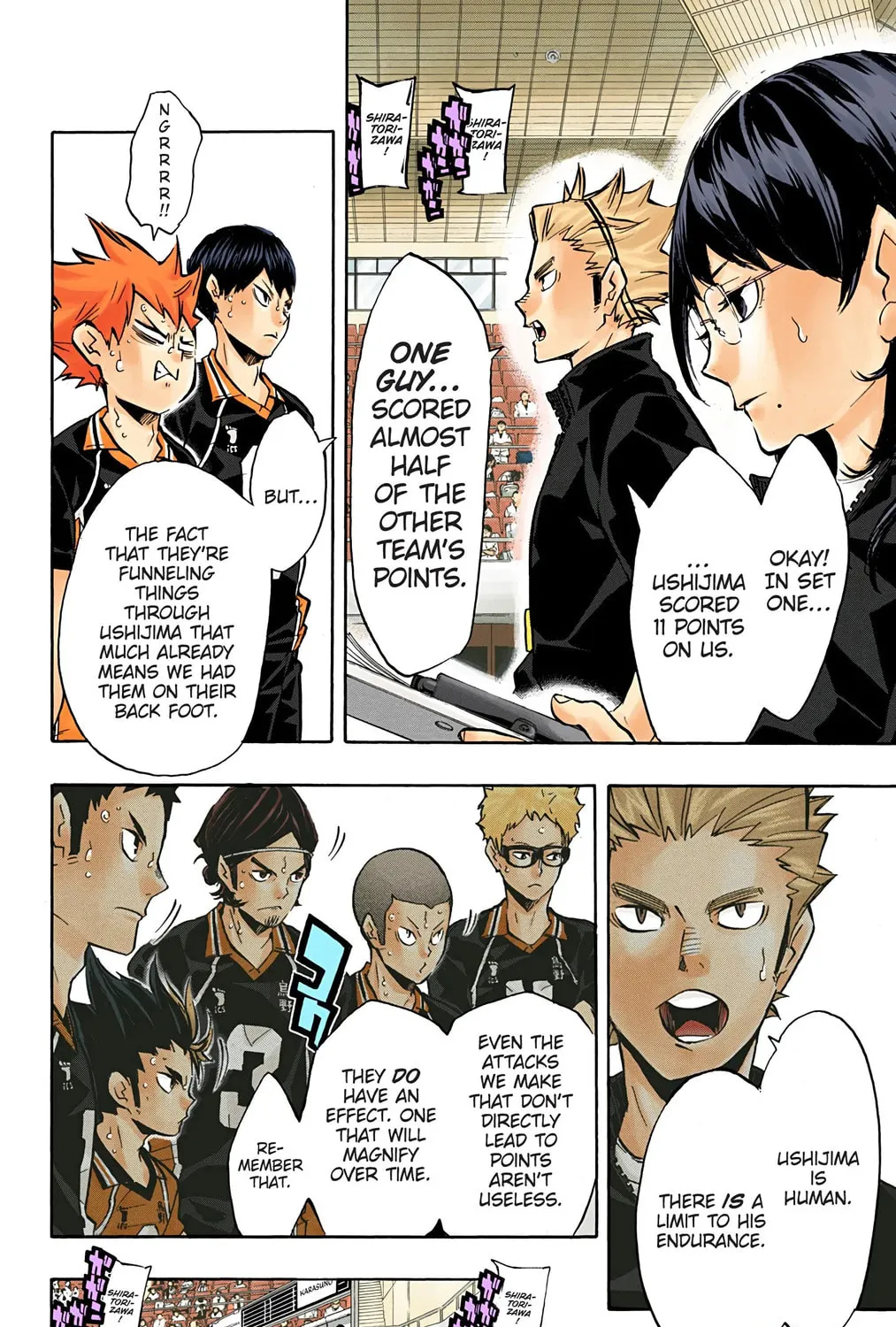 Read Haikyu!! (Official Colored) (Colored) chapter 155 image 14 on Lezhin