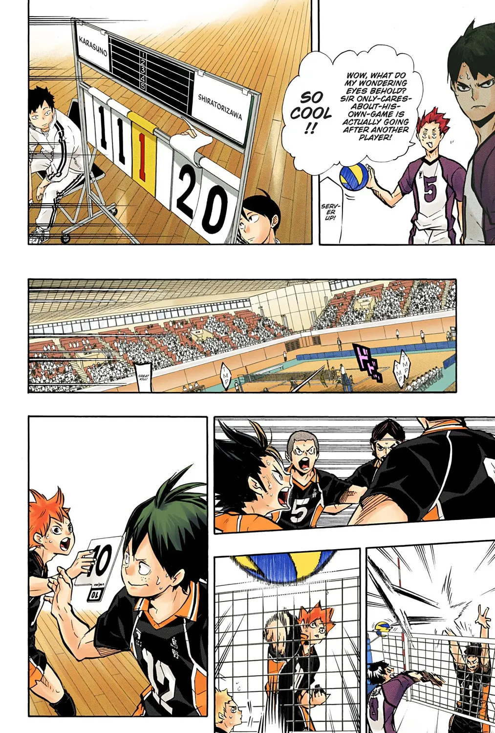 Read Haikyu!! (Official Colored) (Colored) chapter 155 image 6 on Lezhin