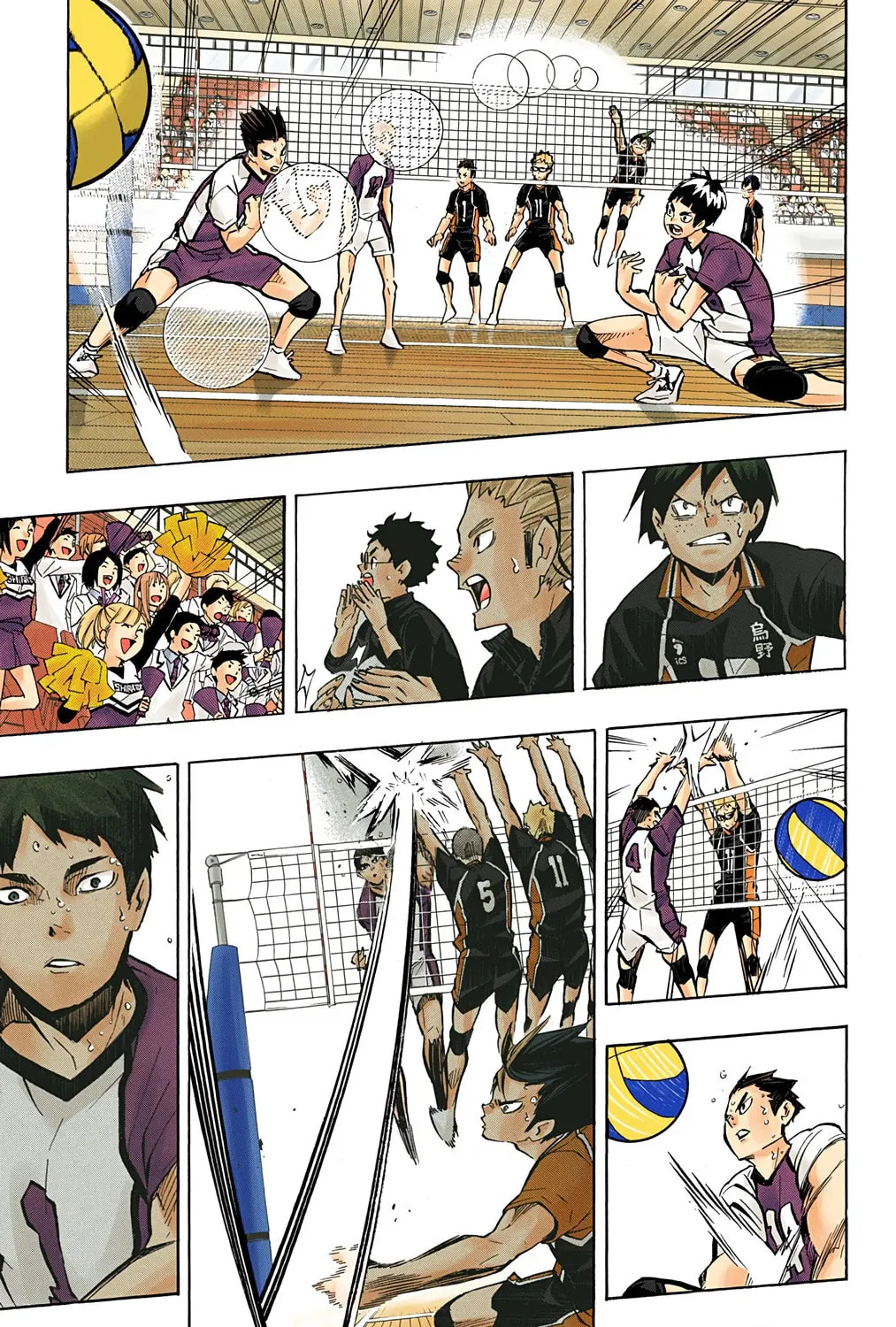 Read Haikyu!! (Official Colored) (Colored) chapter 155 image 8 on Lezhin
